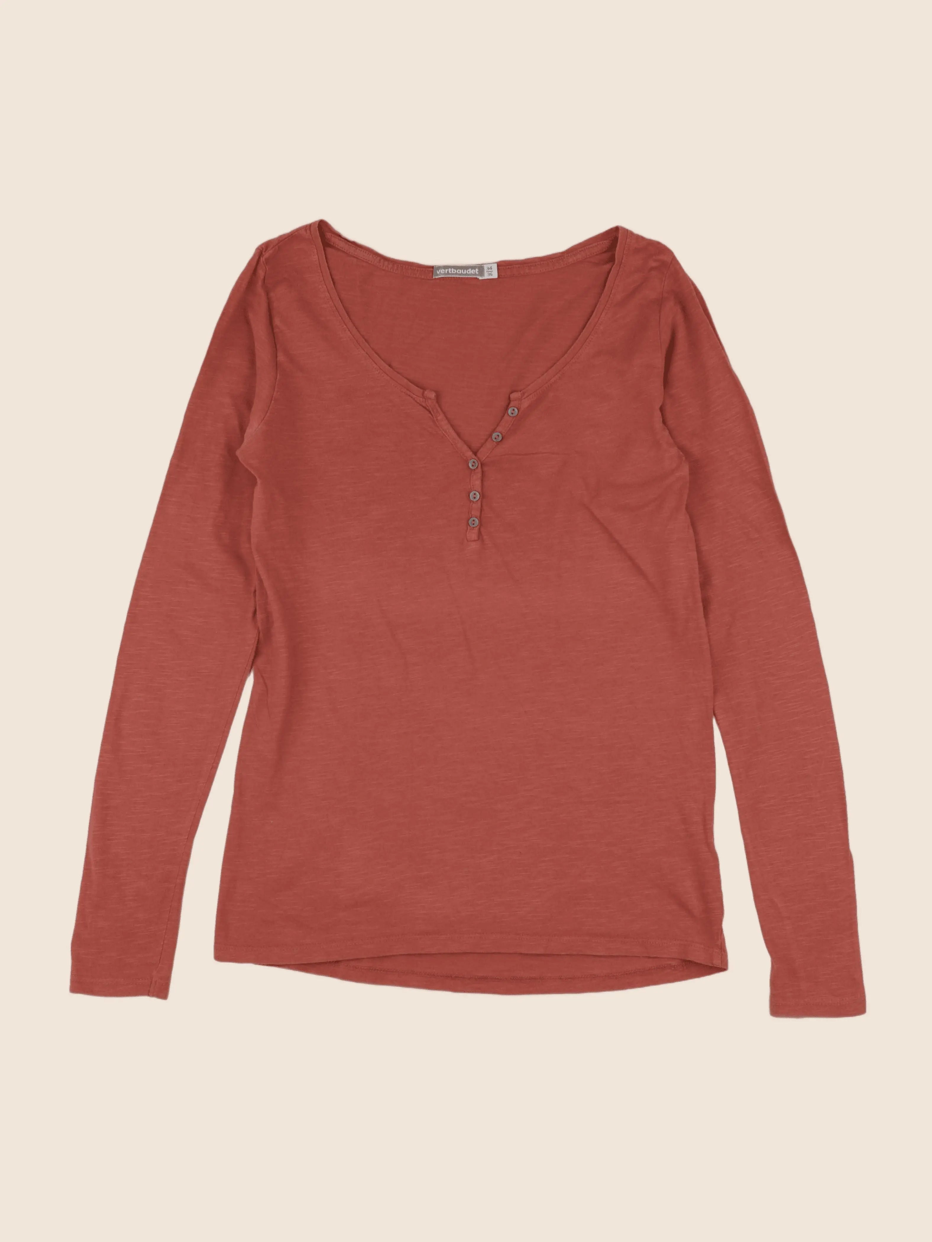 Vertbaudet - tee-shirt grossesse rouge - 34 à 36