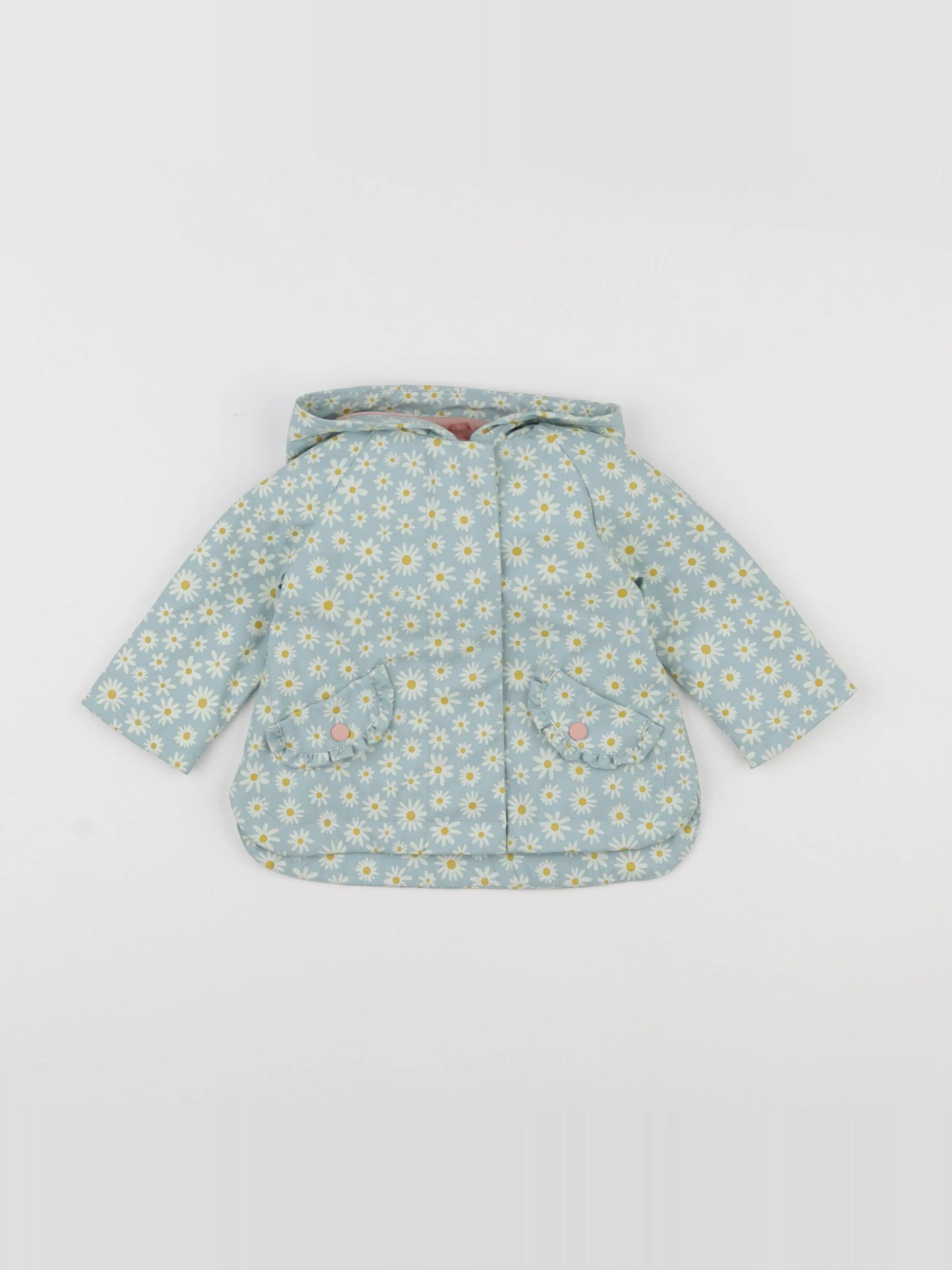 Vertbaudet - imperméable bleu - 6 mois