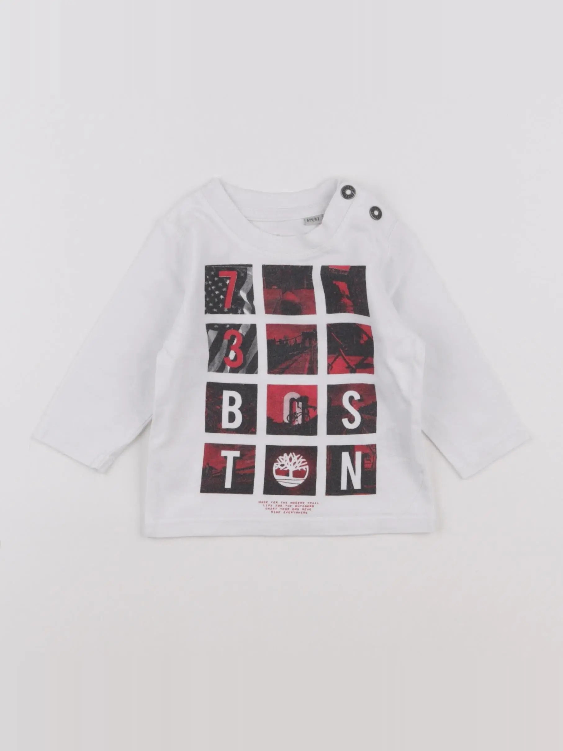 Timberland - tee-shirt multicolore - 6 mois