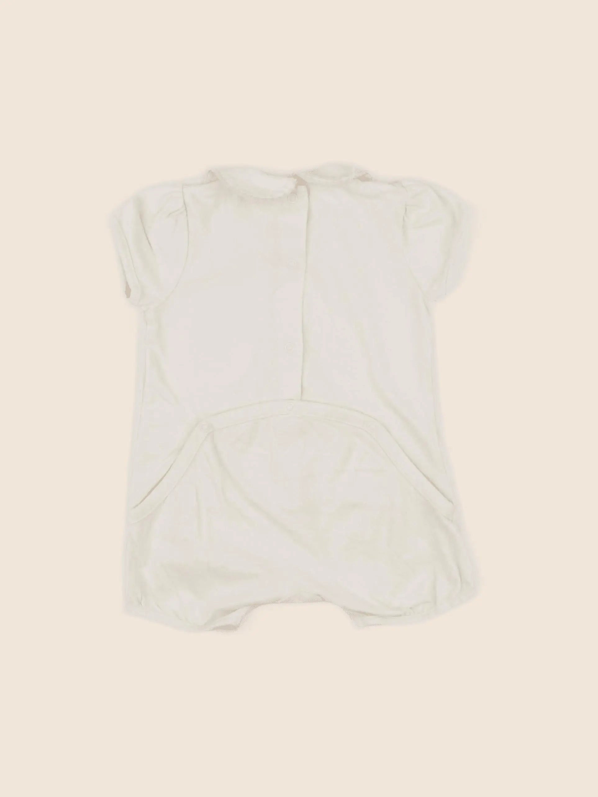 Vertbaudet - combinaison beige - 6 mois