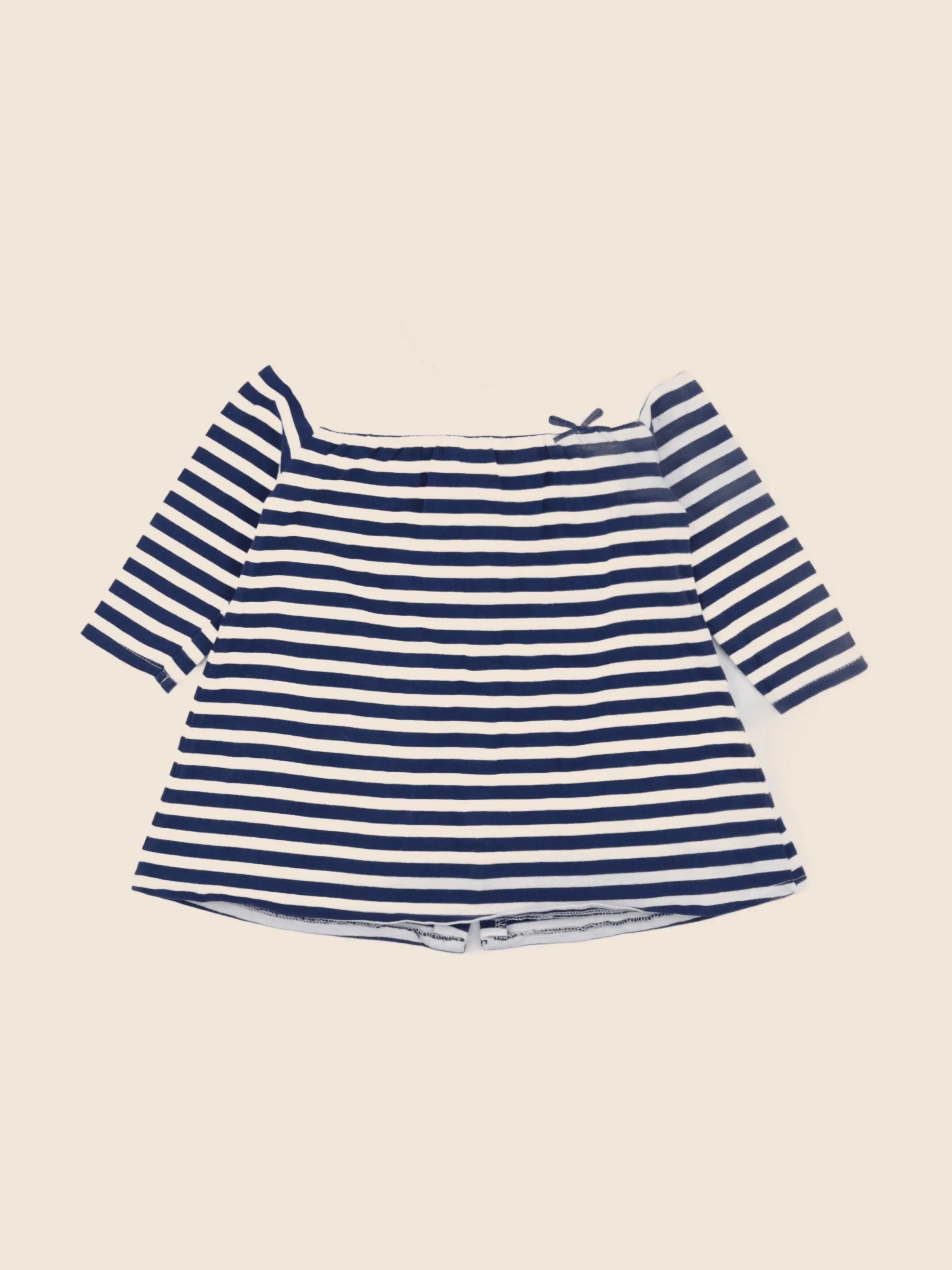 Vertbaudet - robe bleu - 12 mois