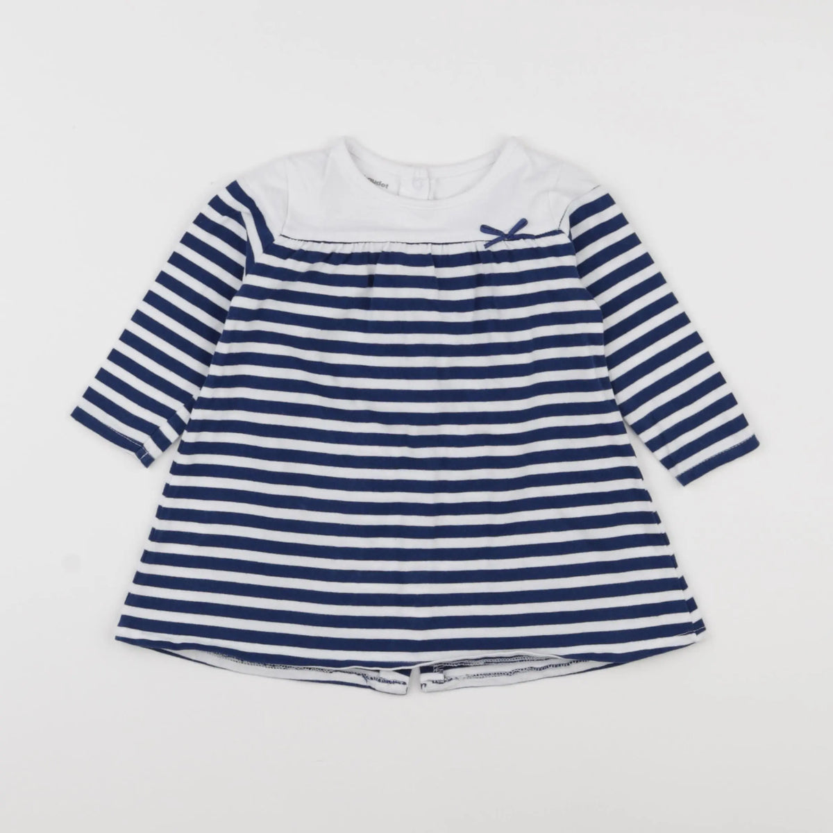 Vertbaudet - robe bleu - 12 mois