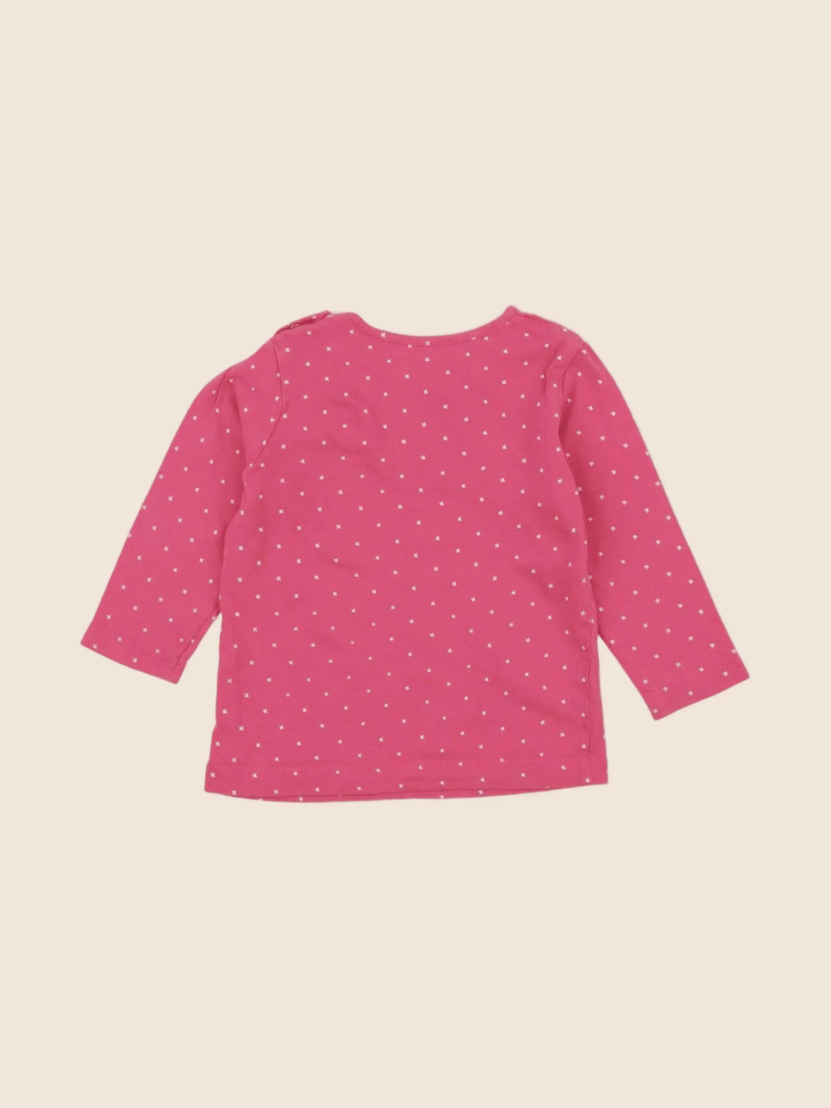 Vertbaudet - tee-shirt rose - 12 mois