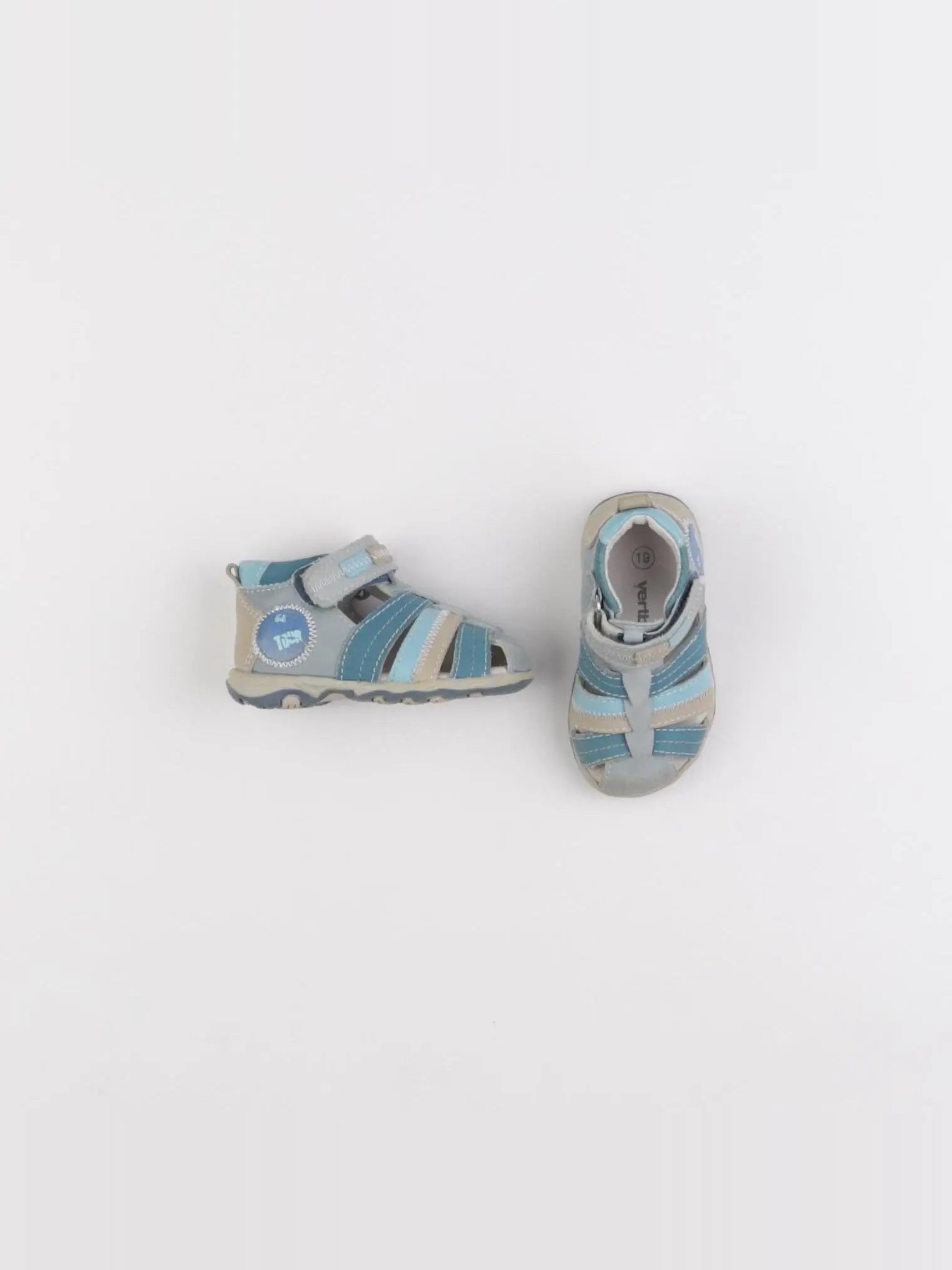 Vertbaudet - sandales bleu - pointure 19