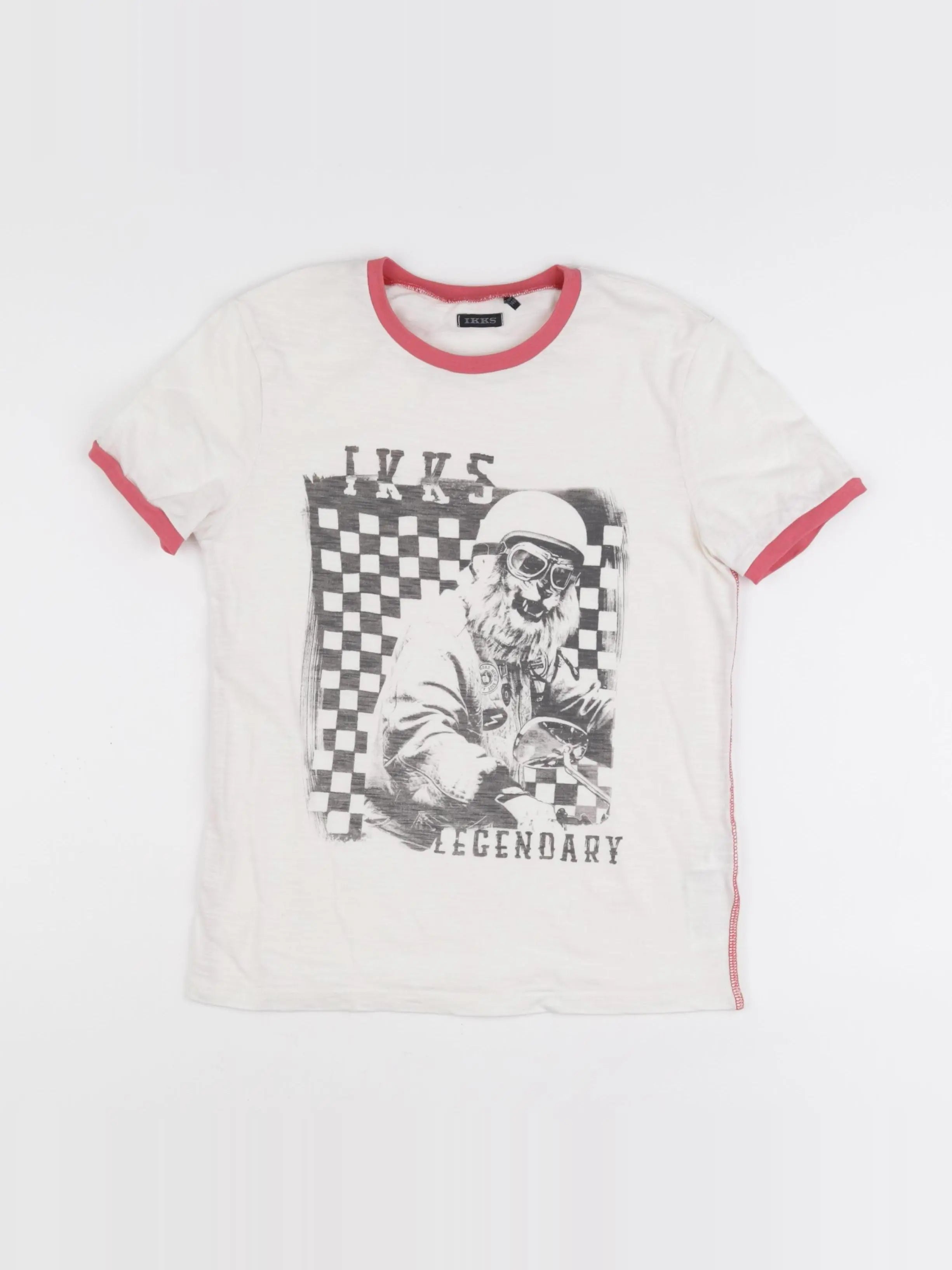 IKKS - tee-shirt beige - 10 ans
