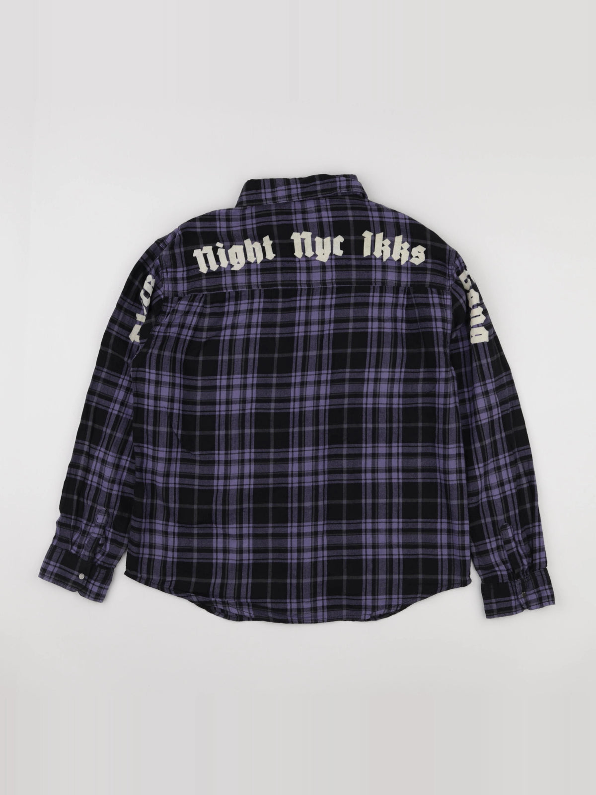 IKKS - chemise imprimé au dos violet - 14 ans