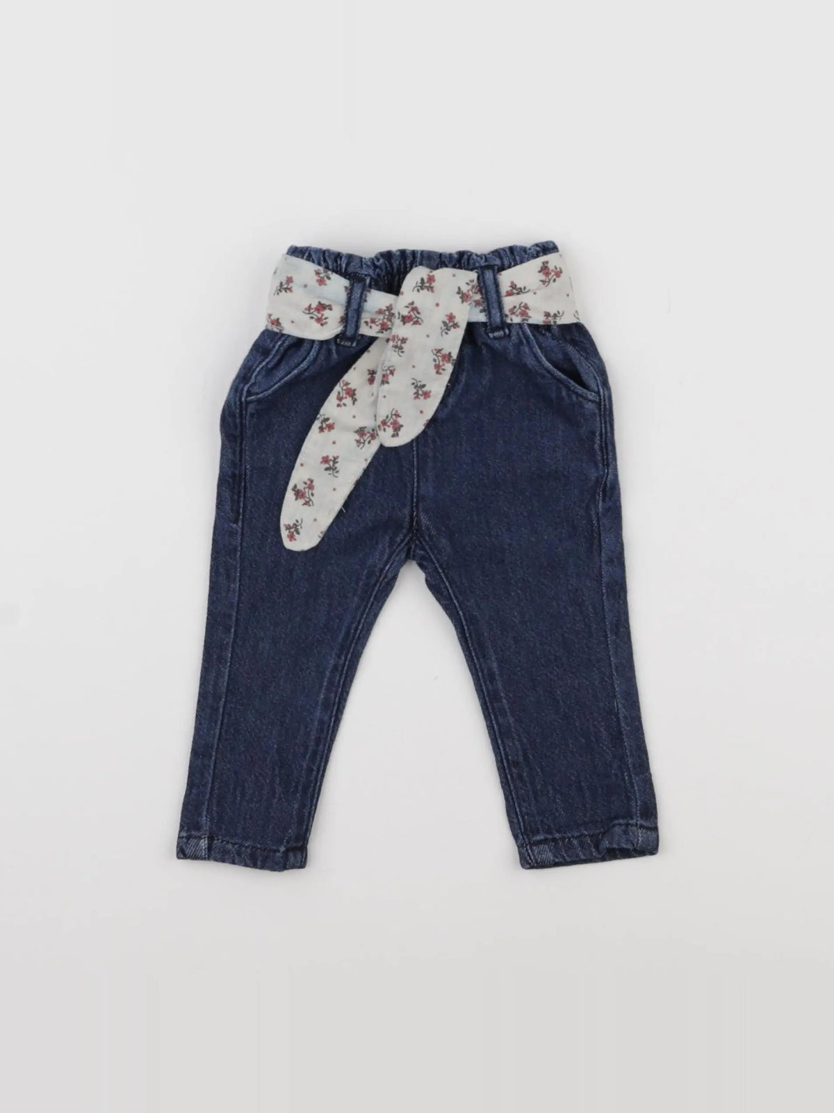 Vertbaudet - jean bleu - 3 mois