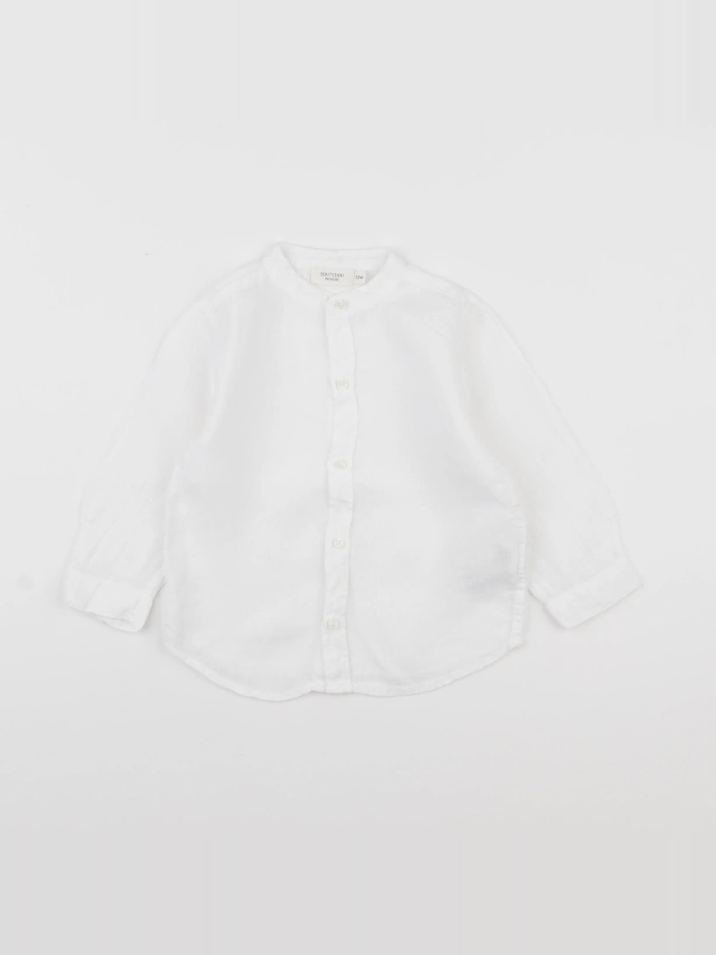 Boutchou - chemise blanc - 18 mois