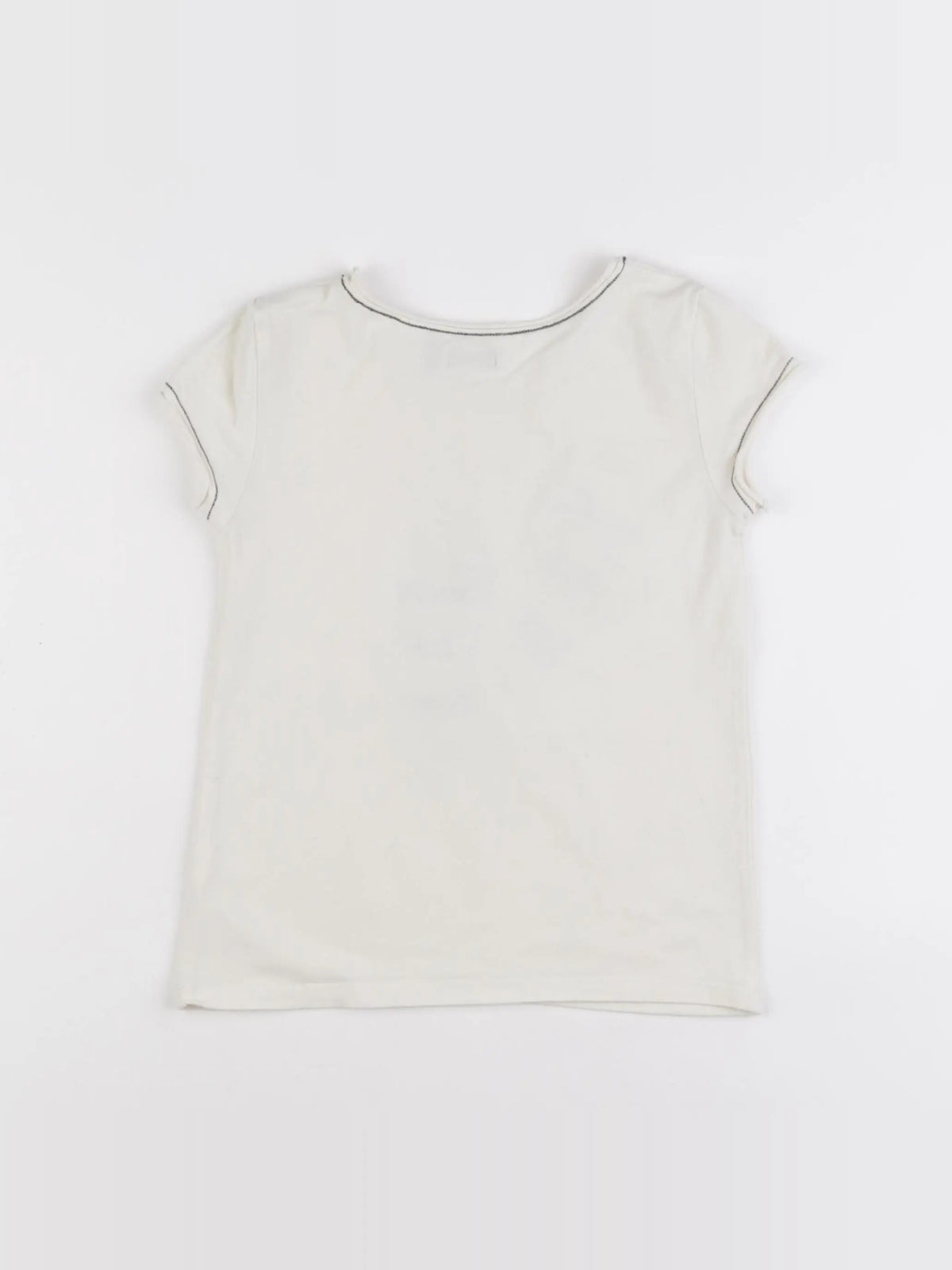IKKS - tee-shirt beige - 8 ans