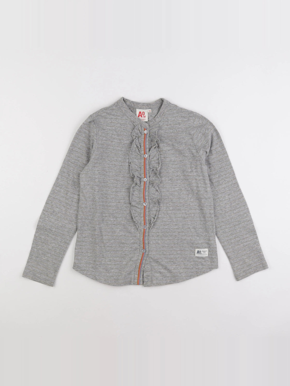 American Outfitters - tee-shirt gris - 10 ans