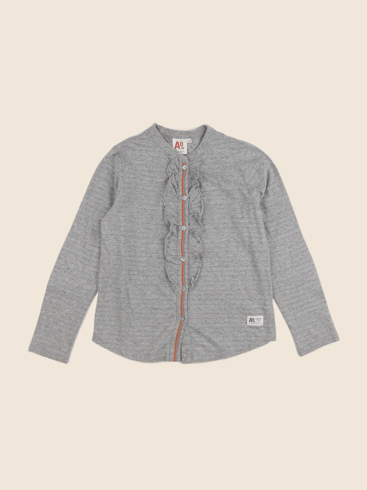 American Outfitters - tee-shirt gris - 10 ans