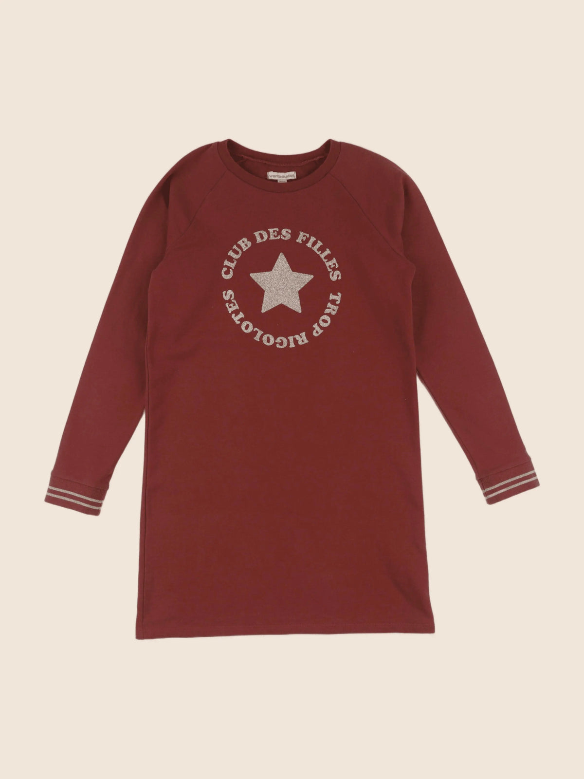 Vertbaudet - robe marron - 10 ans
