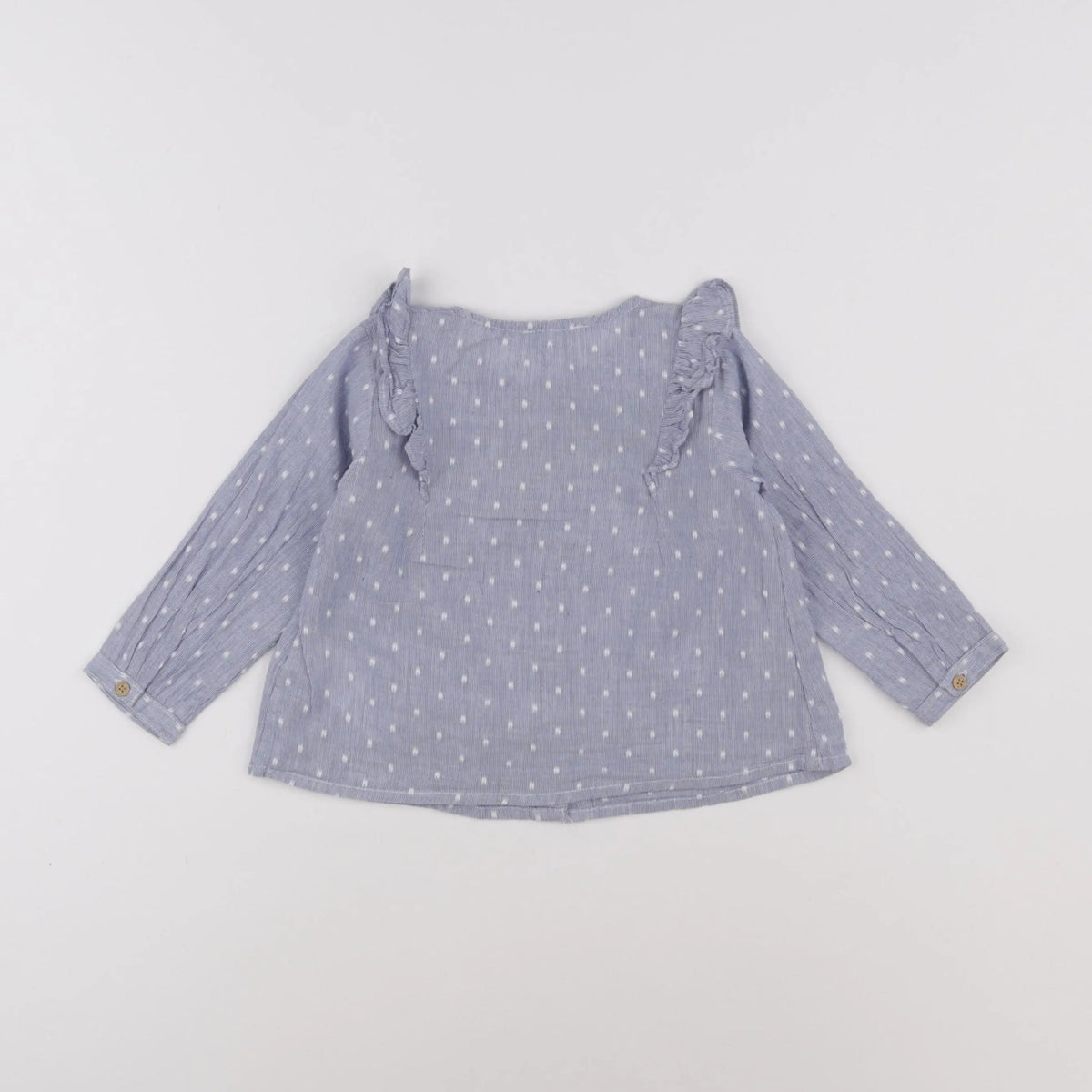 Vertbaudet - blouse bleu - 18 mois