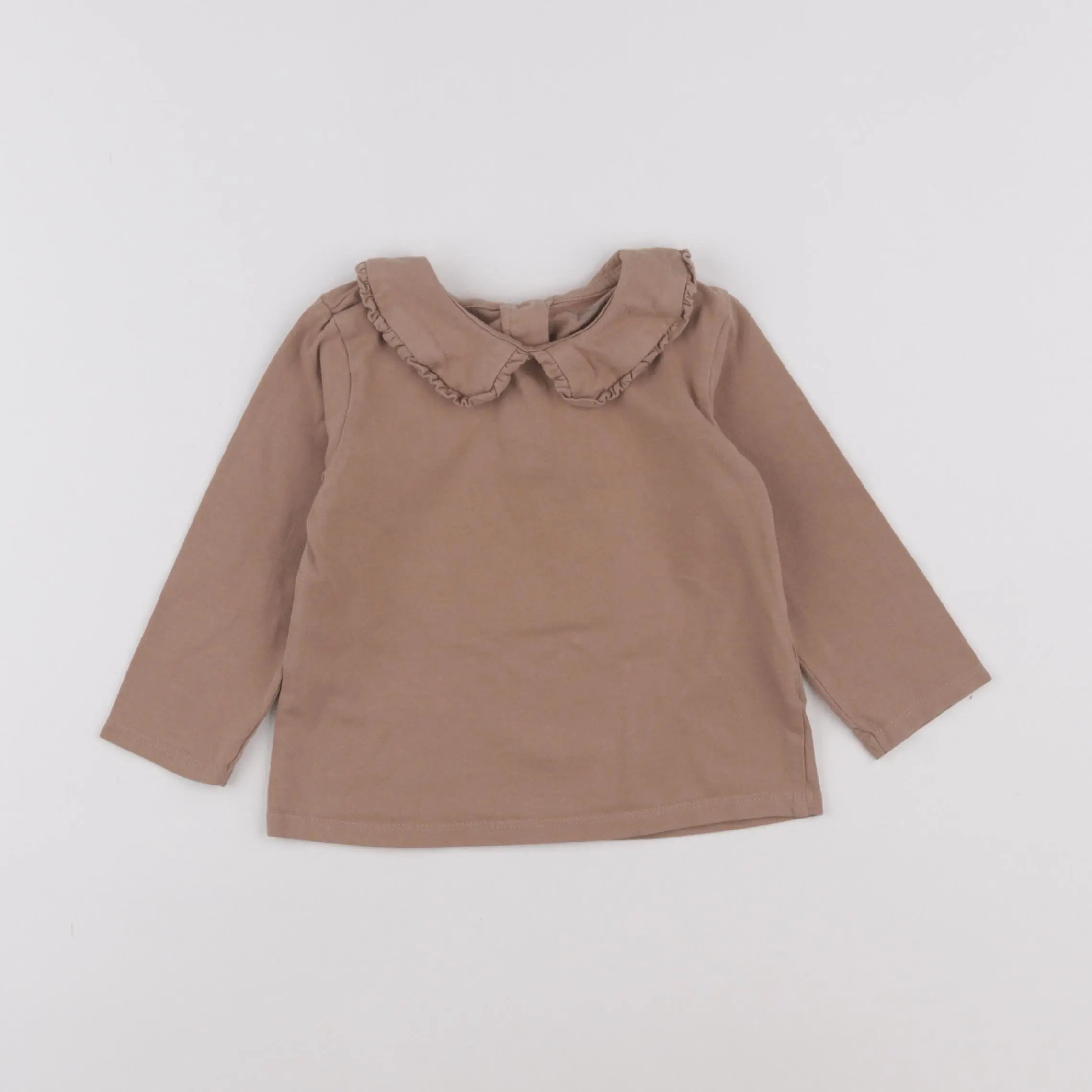 Vertbaudet - tee-shirt marron - 18 mois