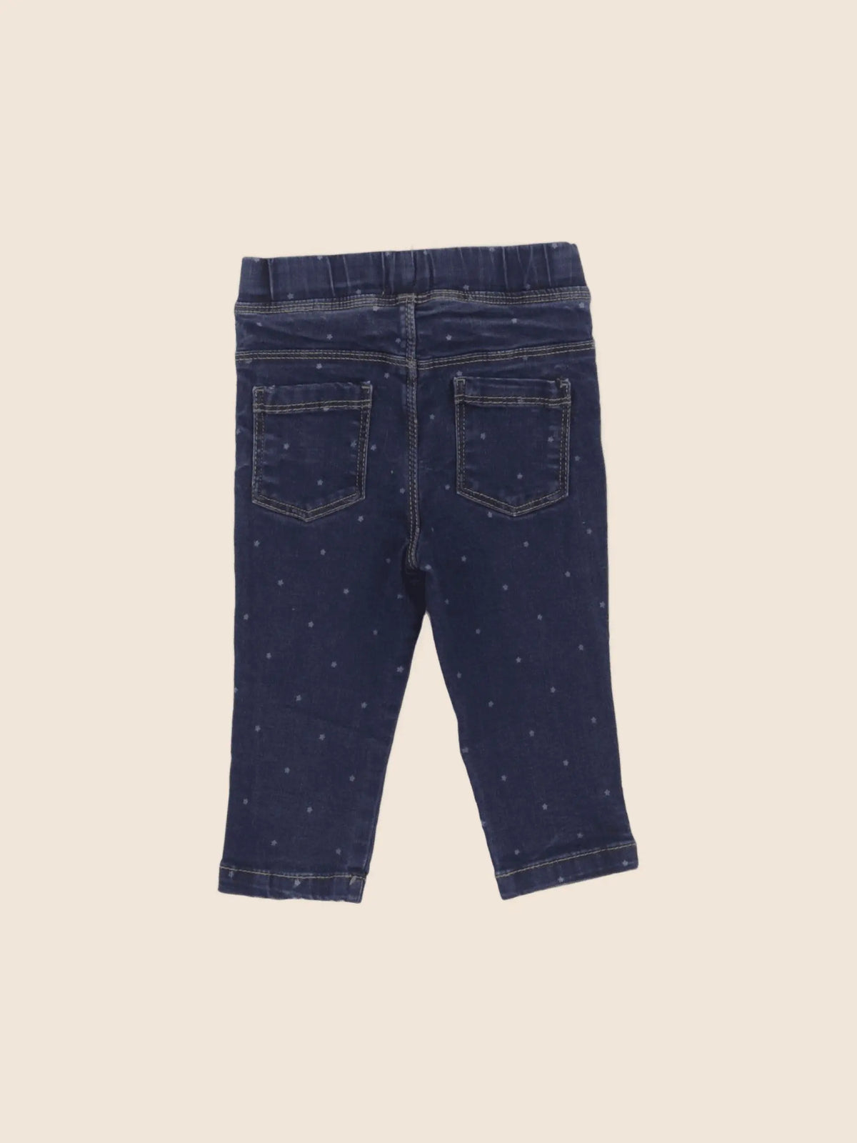 Vertbaudet - jegging bleu - 12 mois