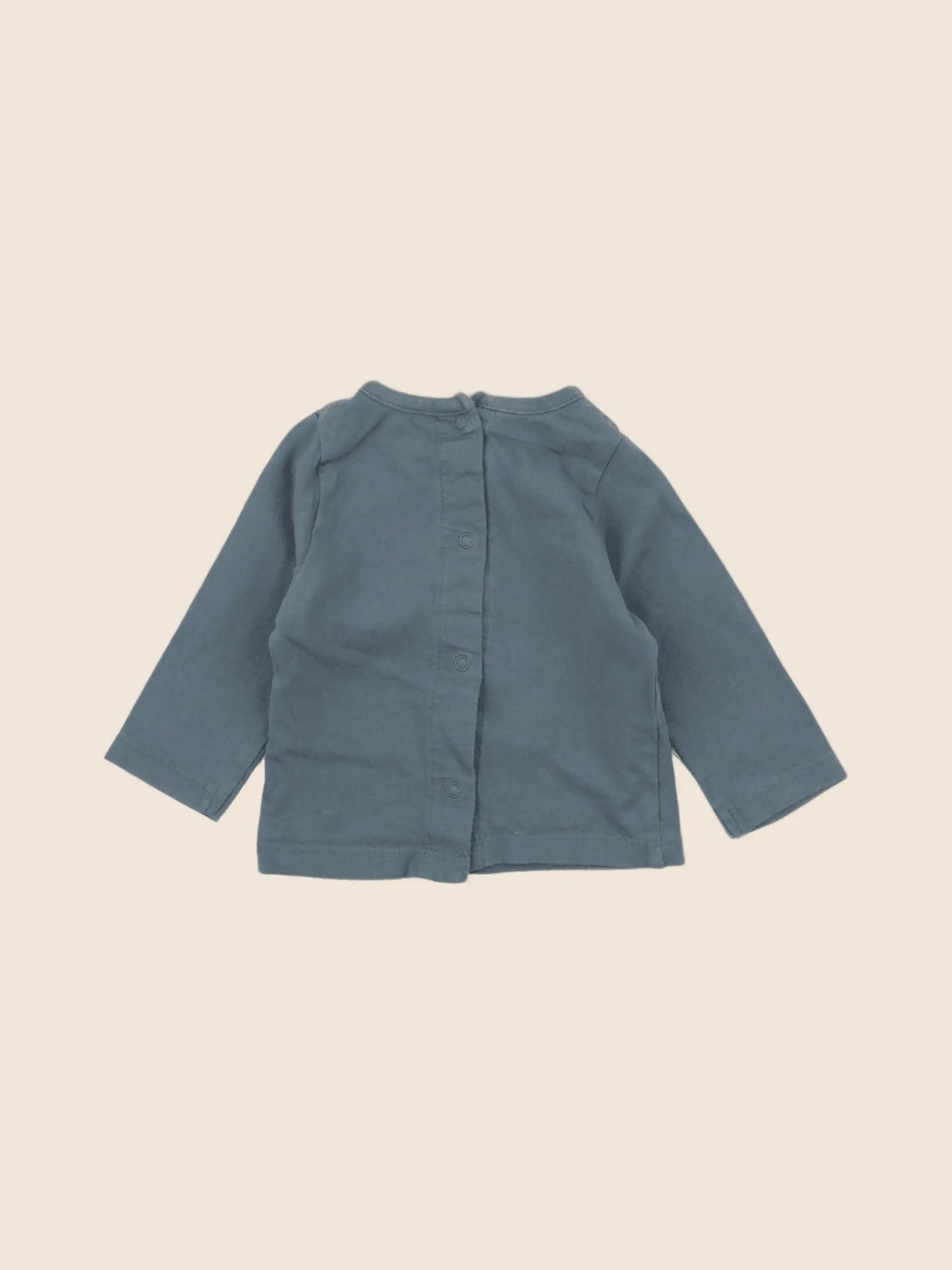 Vertbaudet - tee-shirt bleu - 3 mois