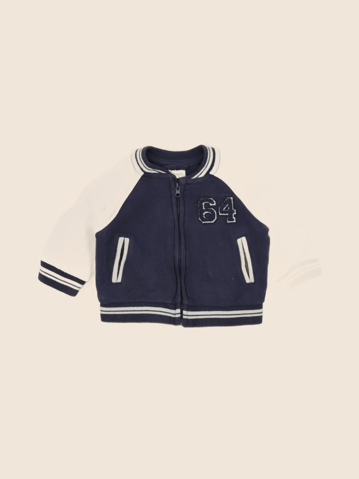 Vertbaudet - sweat bleu - 6 mois