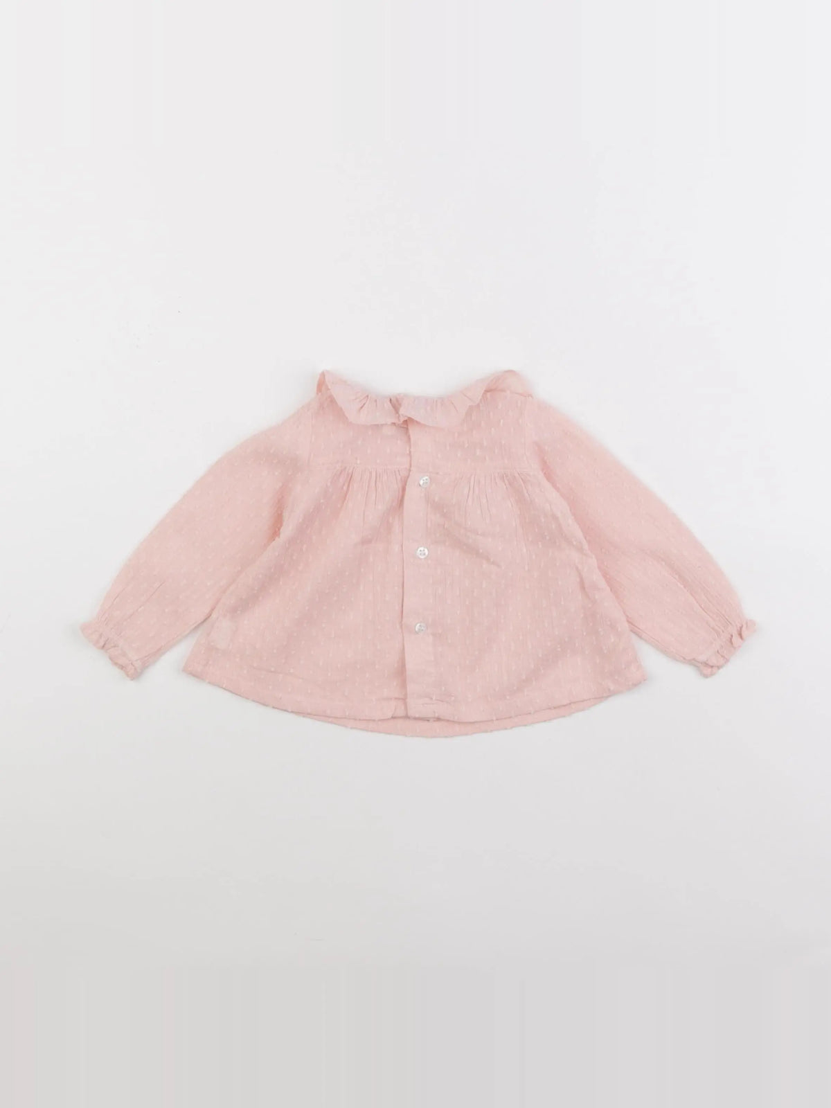 Lola Palacios - blouse rose - 6 mois
