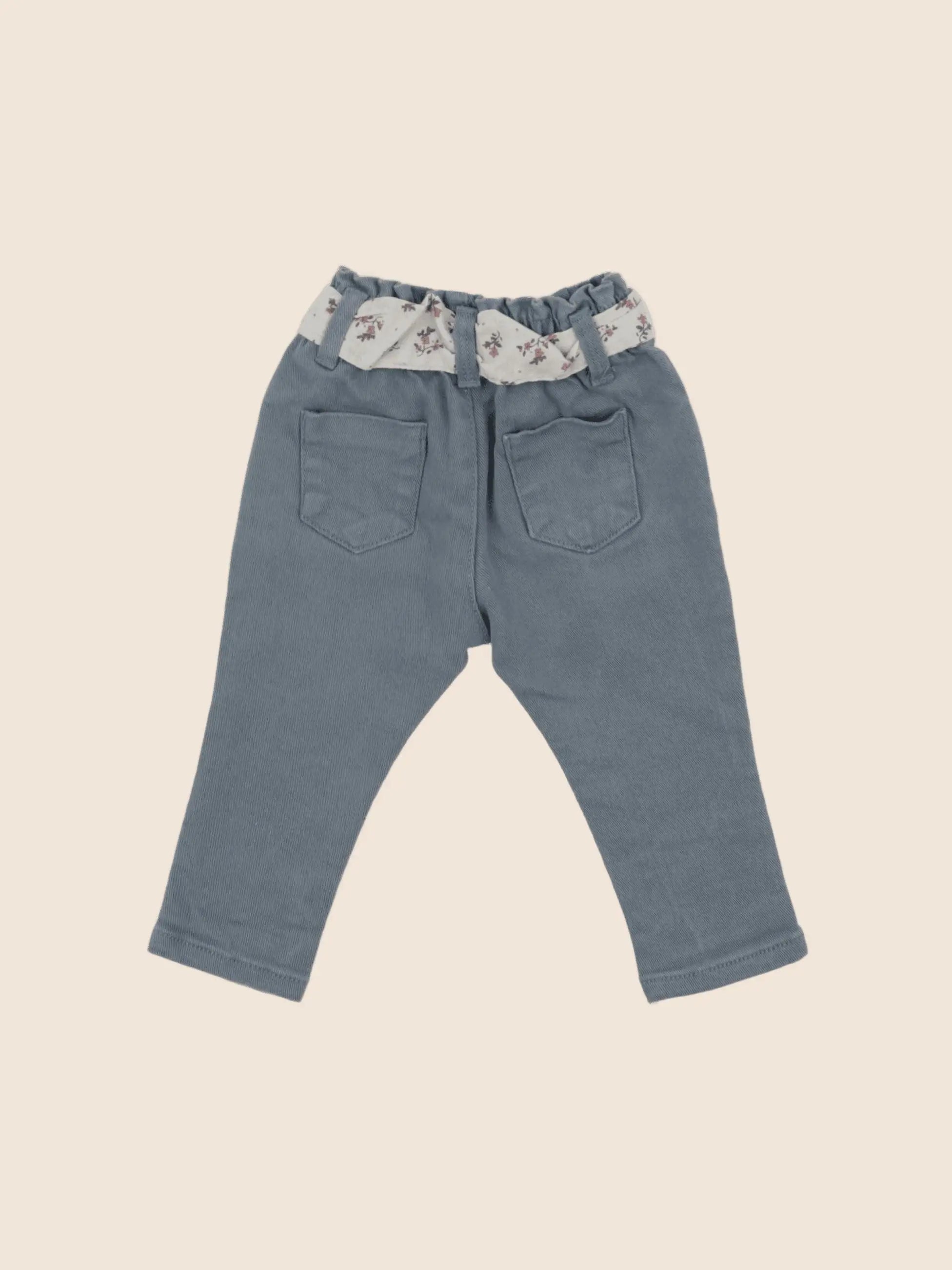 Vertbaudet - jean bleu - 6 mois