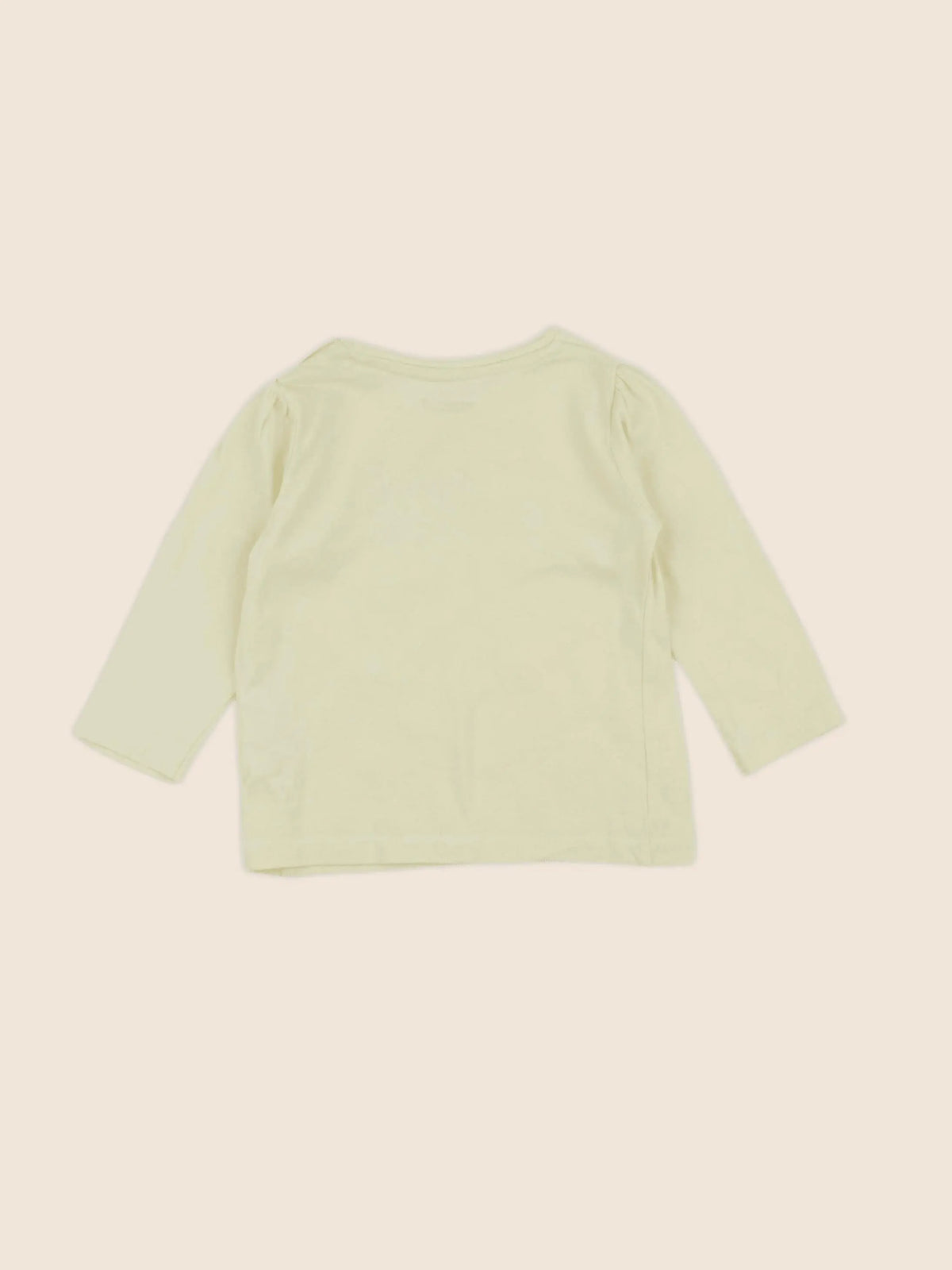 Vertbaudet - tee-shirt jaune - 9 mois