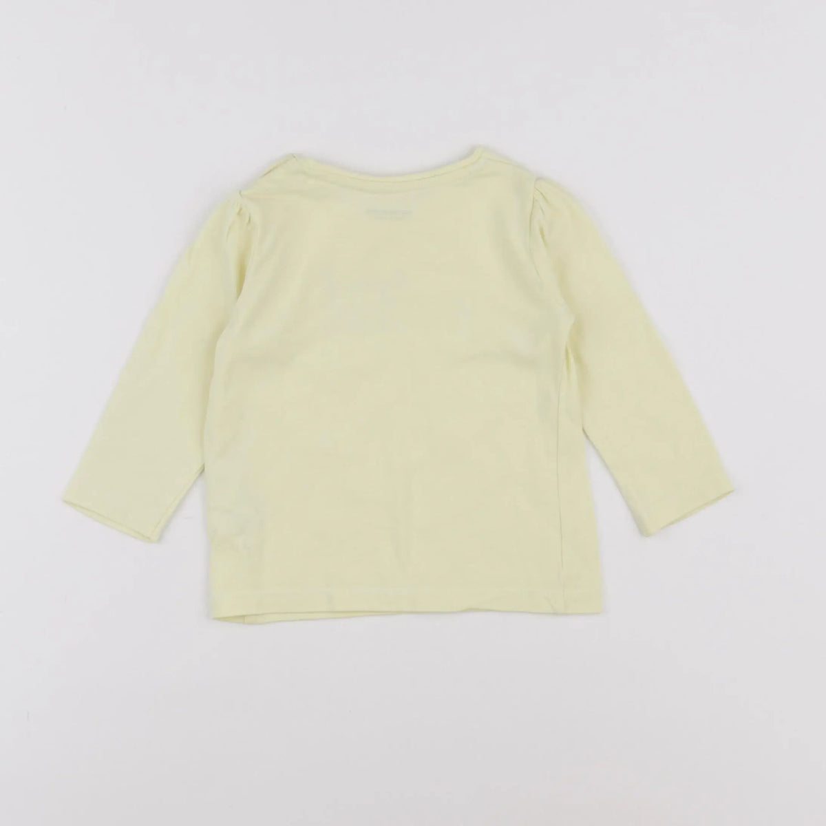 Vertbaudet - tee-shirt jaune - 9 mois