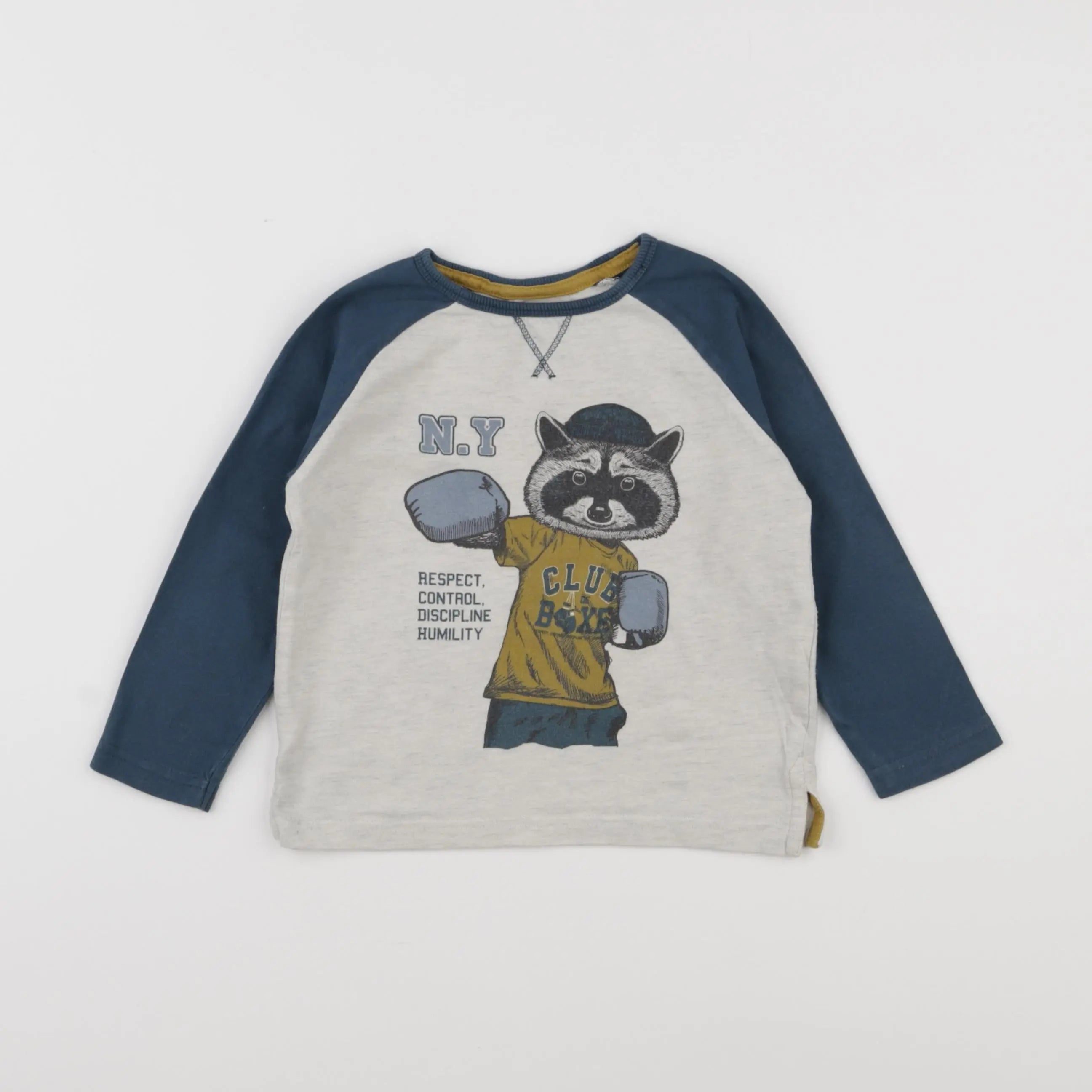 Vertbaudet - tee-shirt beige - 3 ans