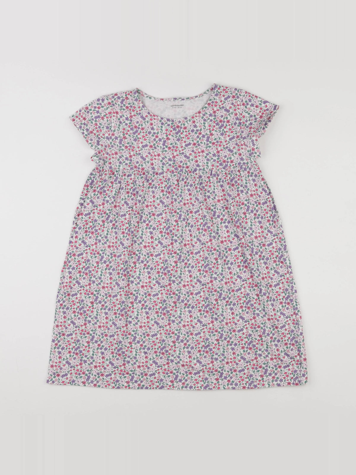 Vertbaudet - robe multicolore - 9 ans