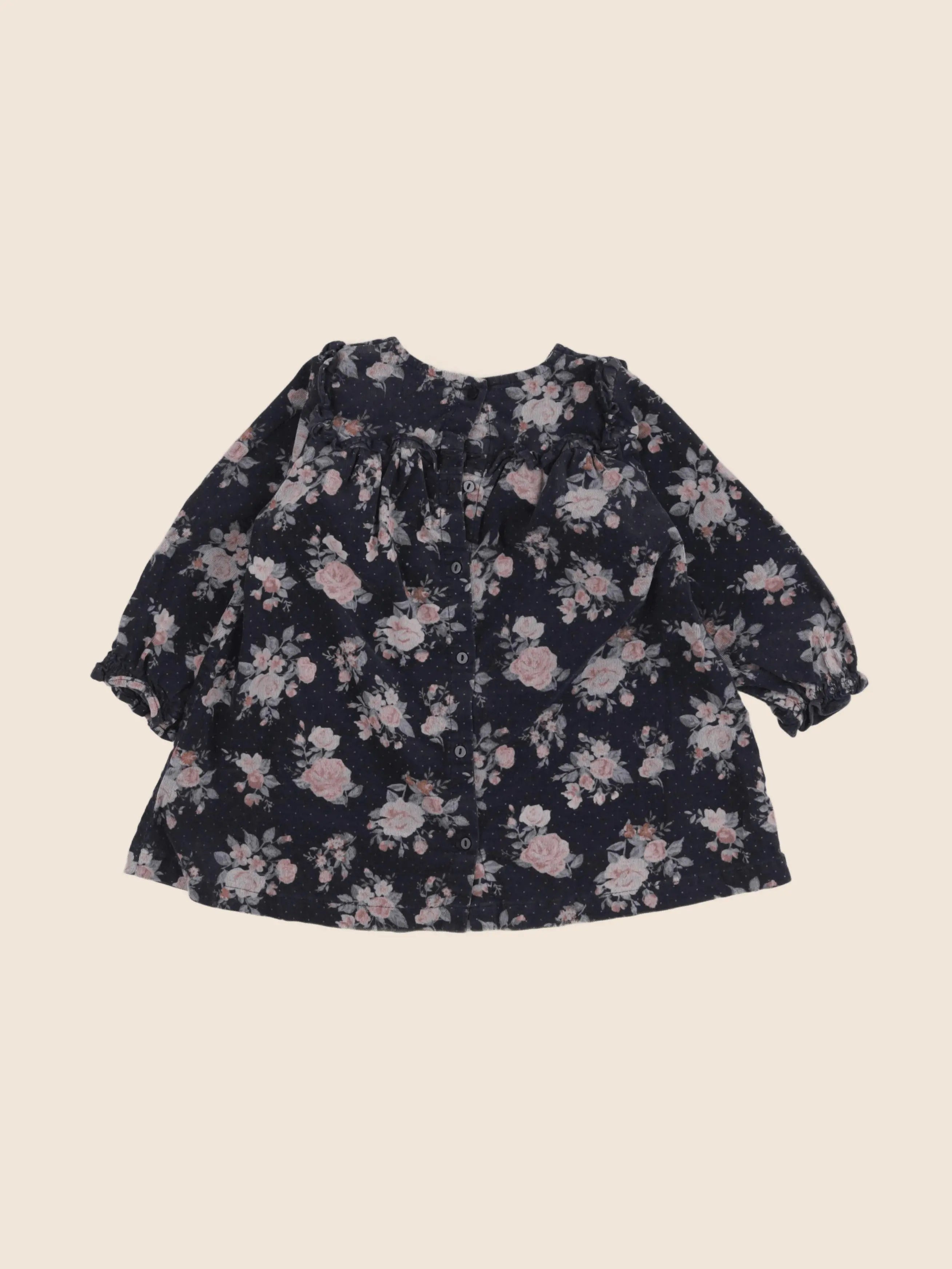 Vertbaudet - robe bleu - 18 mois