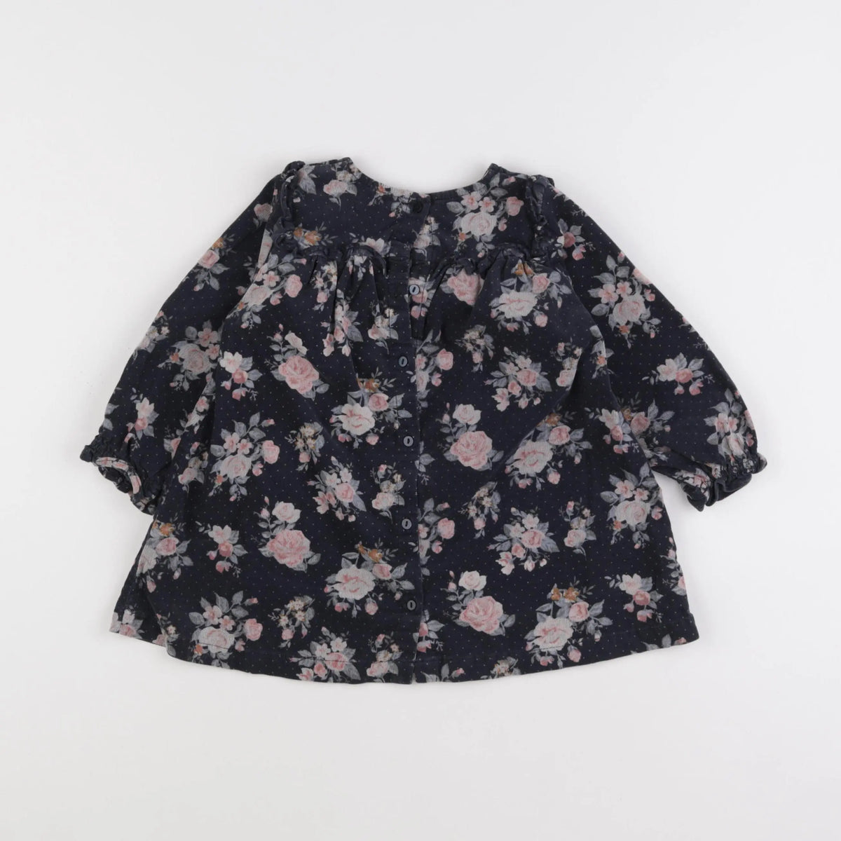 Vertbaudet - robe bleu - 18 mois