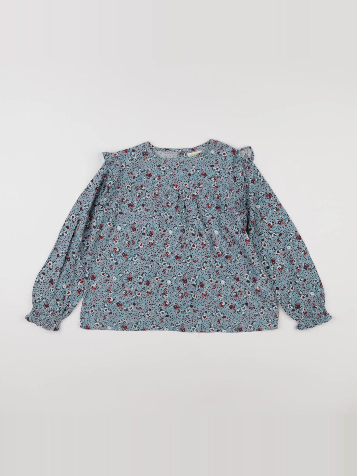 Vertbaudet - blouse bleu - 8 ans