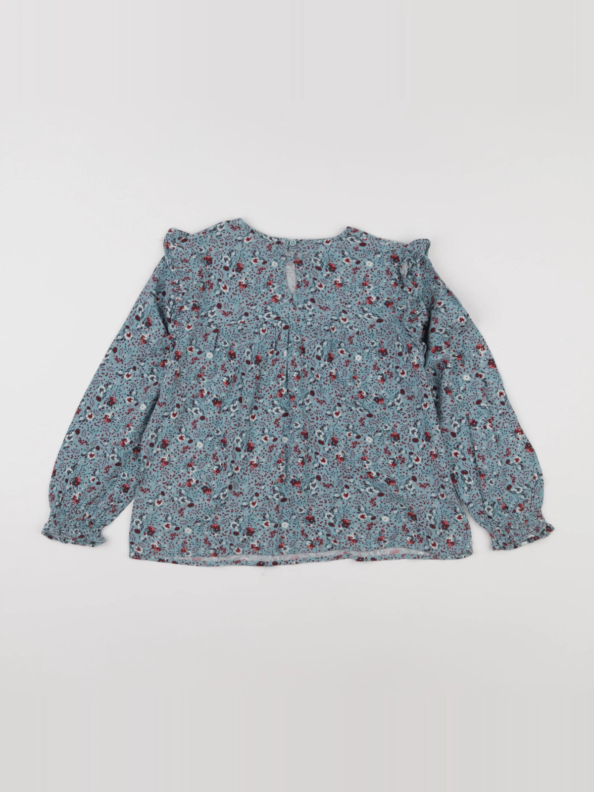 Vertbaudet - blouse bleu - 8 ans