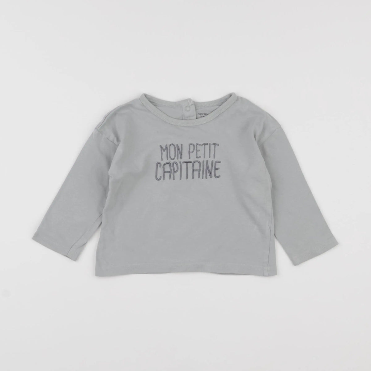 Vertbaudet - tee-shirt gris - 18 mois