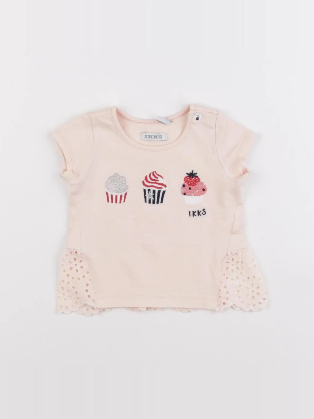 IKKS - tee-shirt rose - 3 mois