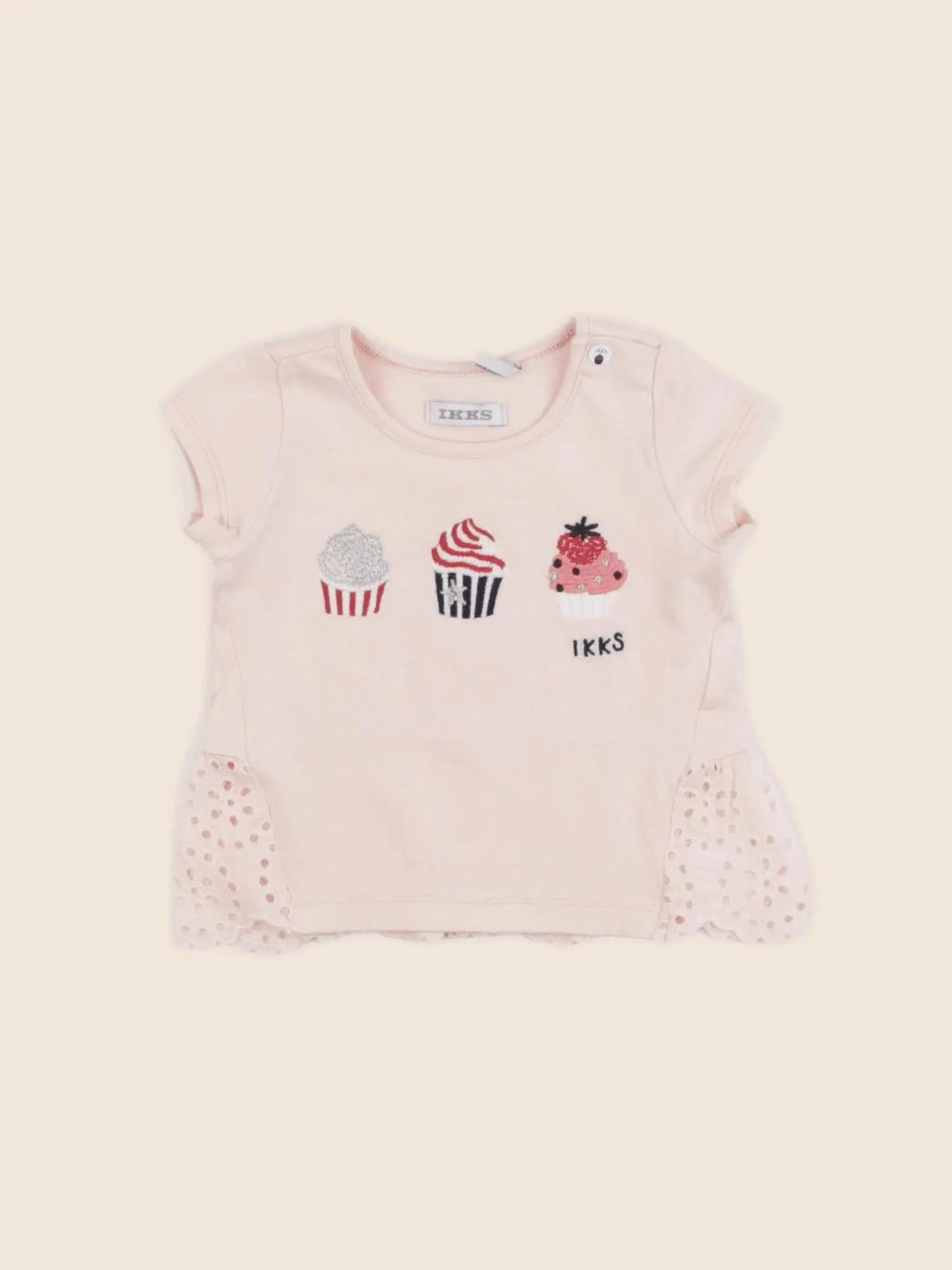 IKKS - tee-shirt rose - 3 mois