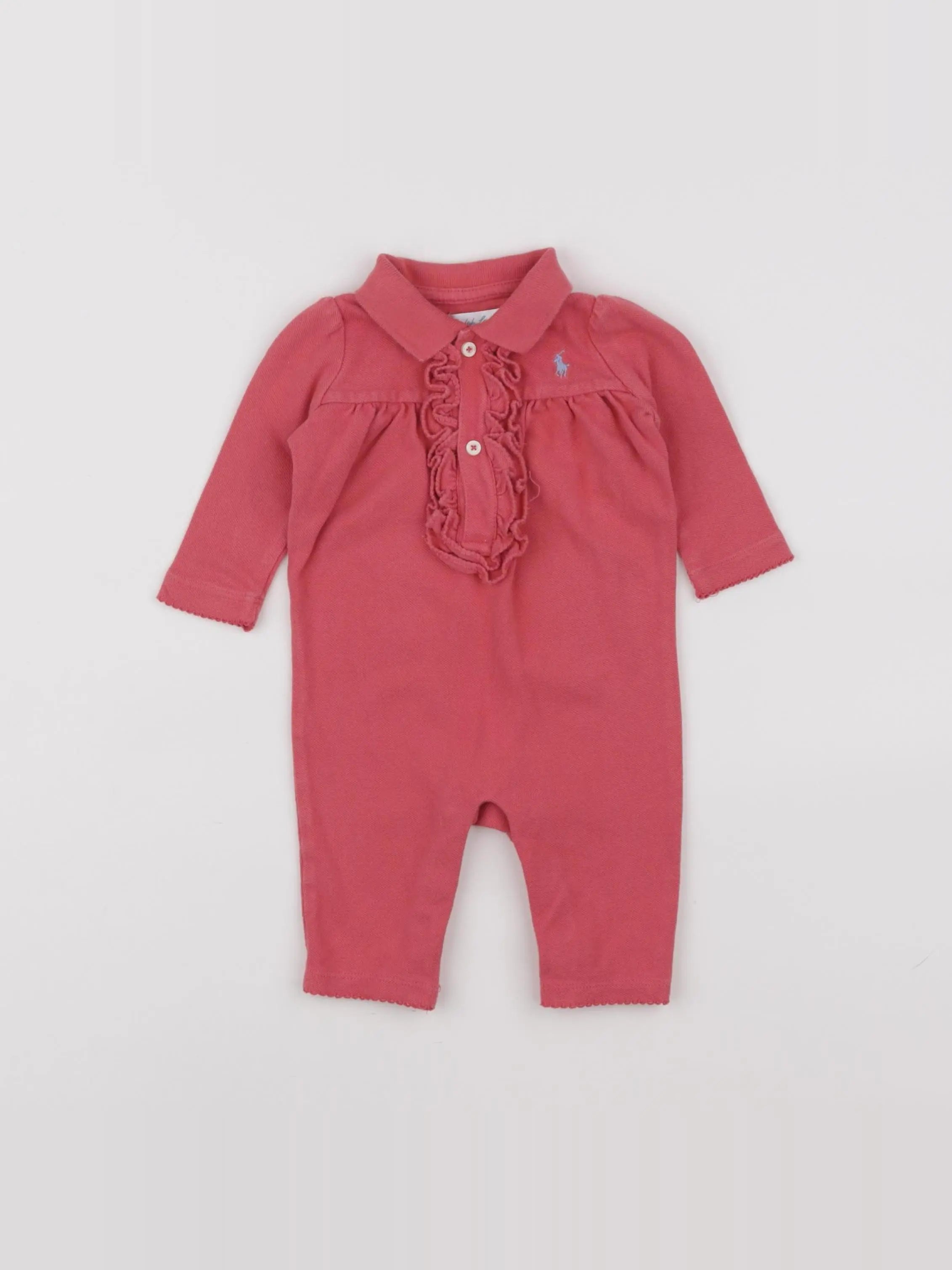 Ralph Lauren - combinaison rose - 3 mois