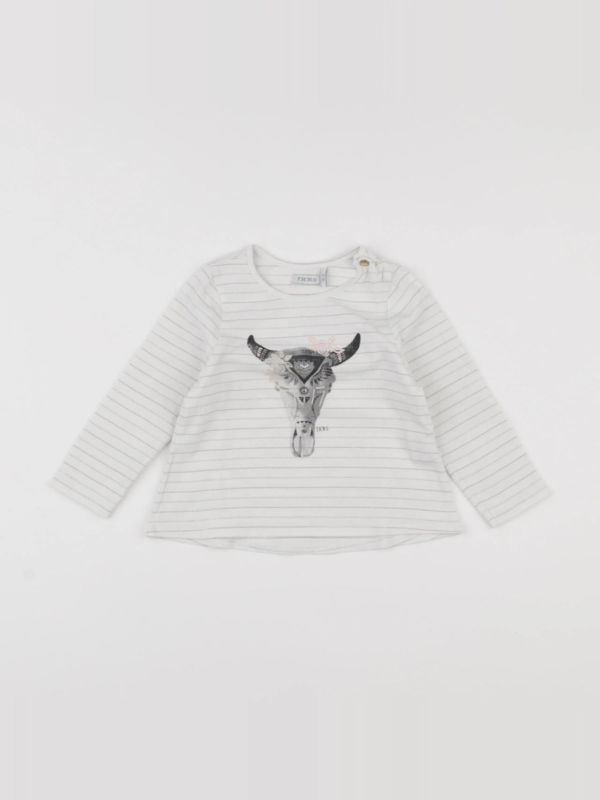 IKKS - tee-shirt beige - 2 ans
