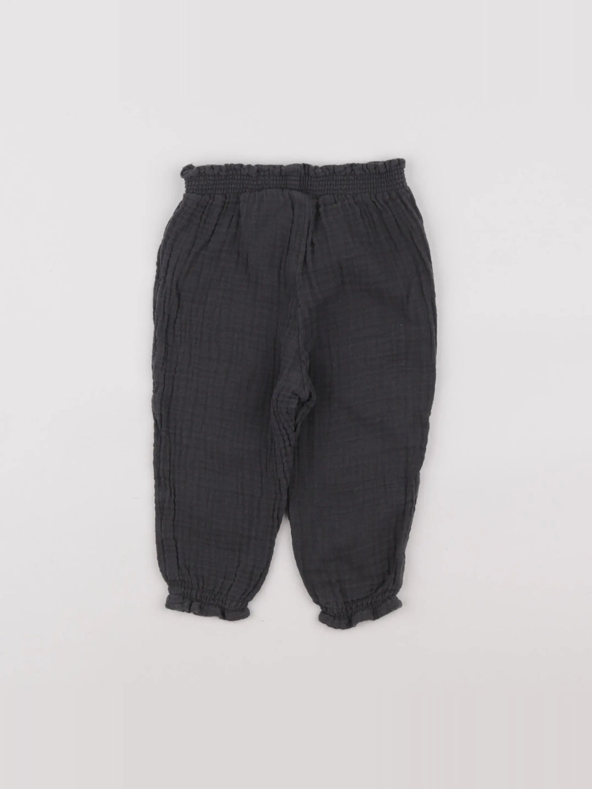 H&M - pantalon gris - 9/12 mois