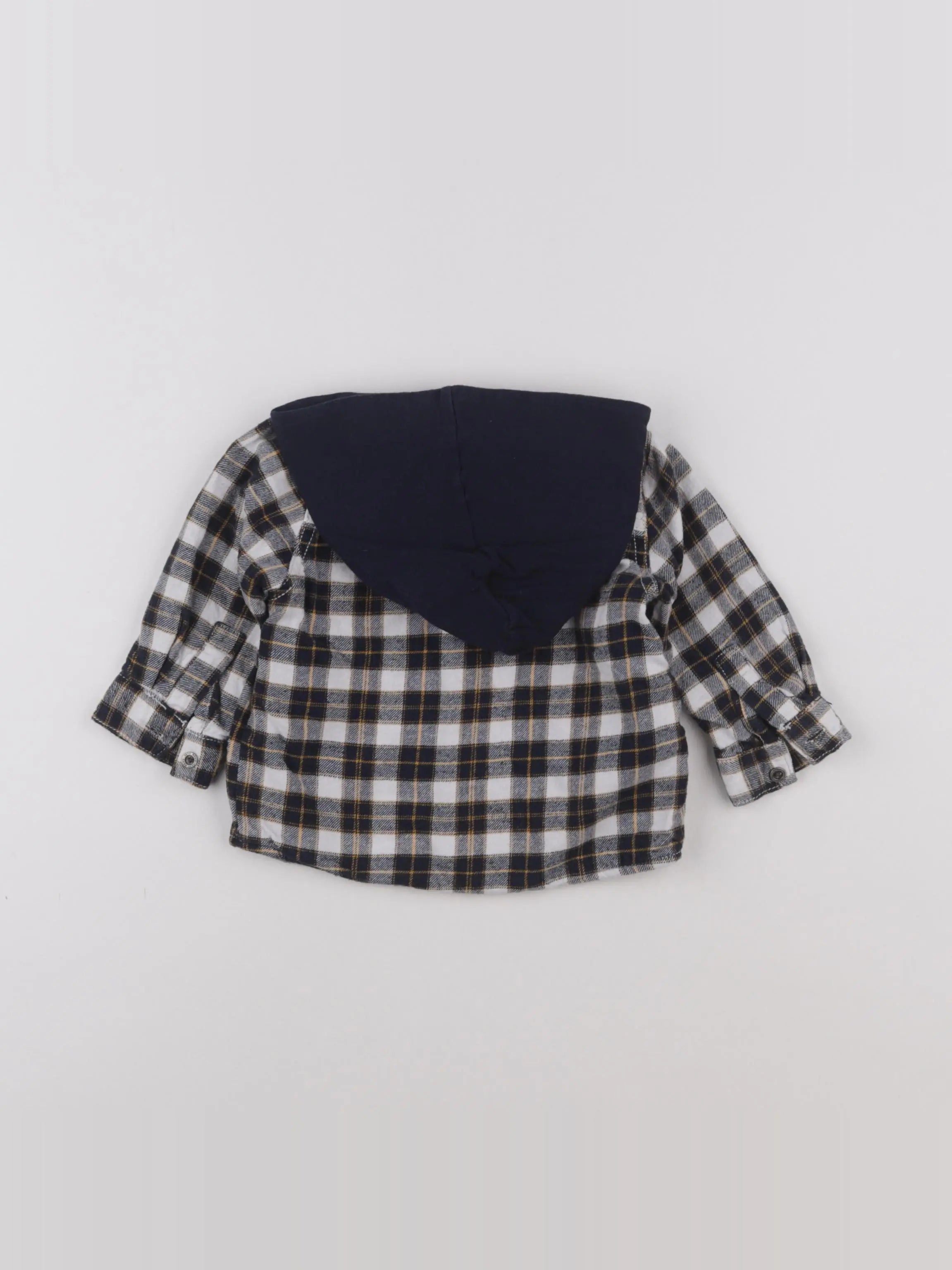 Vertbaudet - chemise bleu - 12 mois