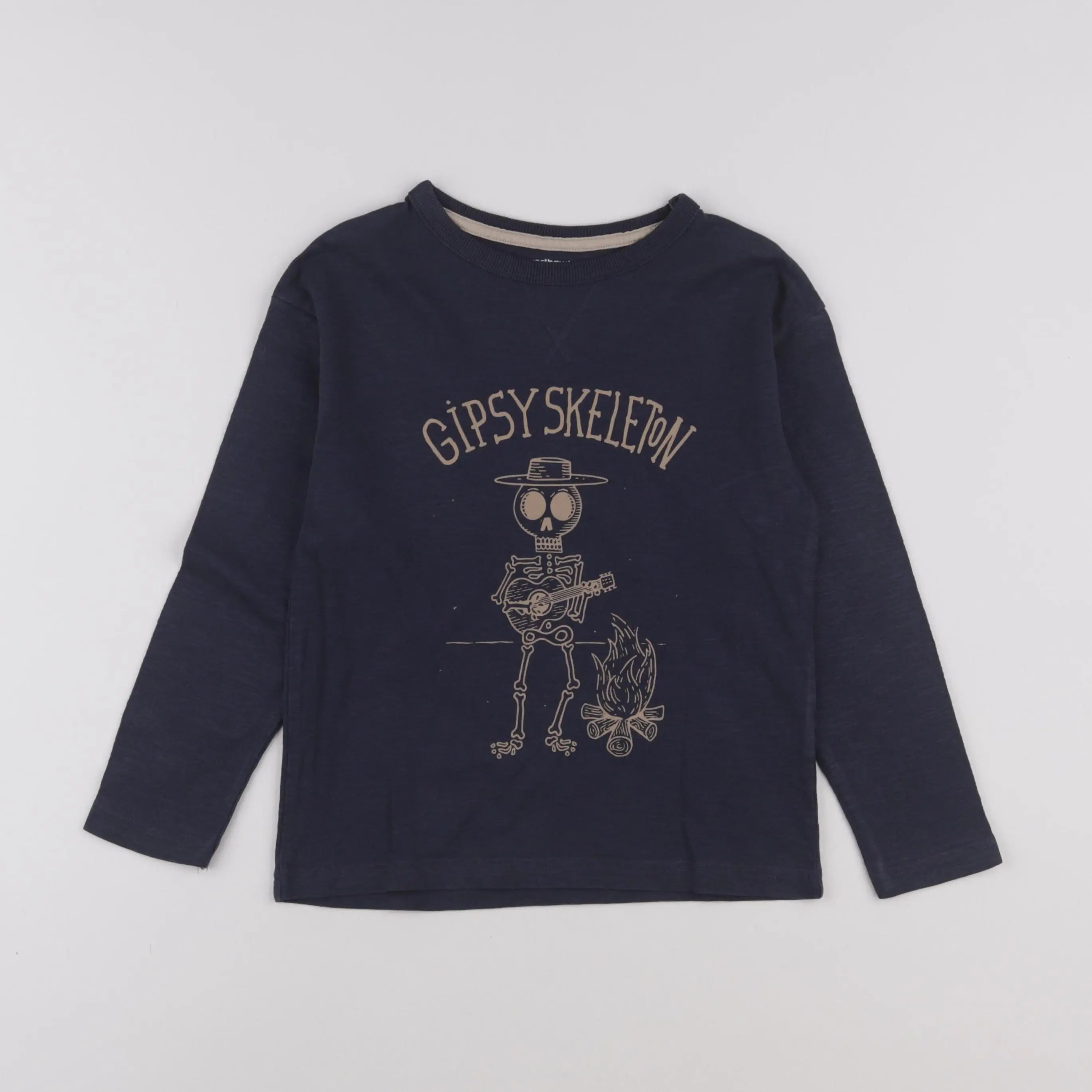 Vertbaudet - tee-shirt bleu - 8 ans