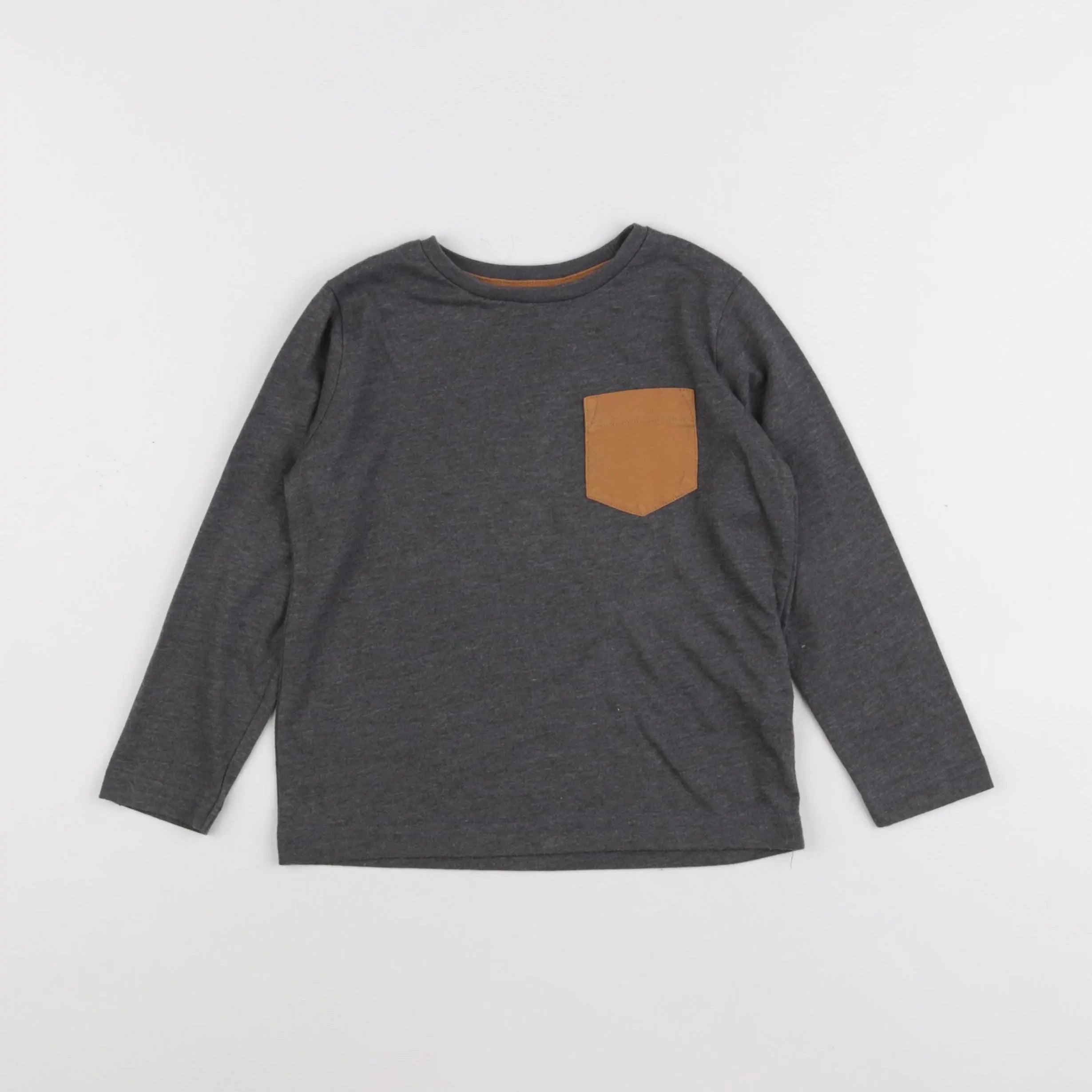 Vertbaudet - tee-shirt gris - 4 ans