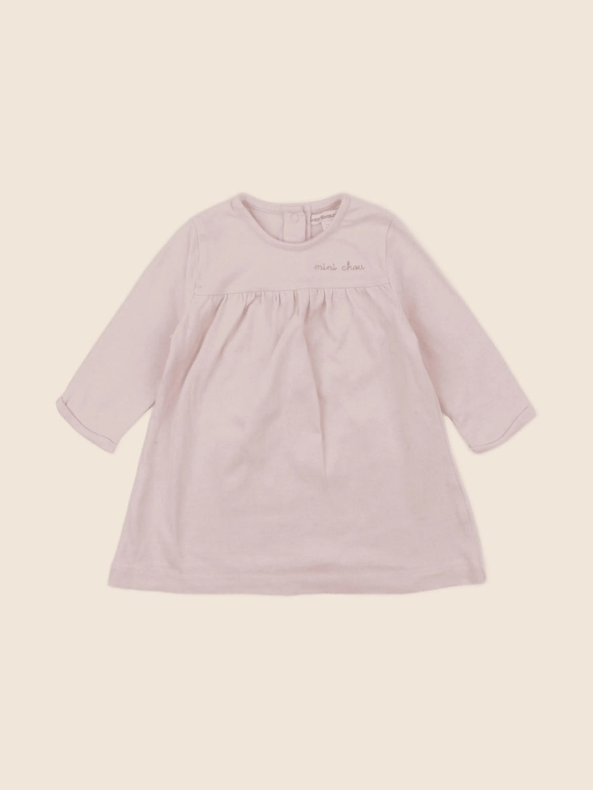 Vertbaudet - robe rose - 9 mois