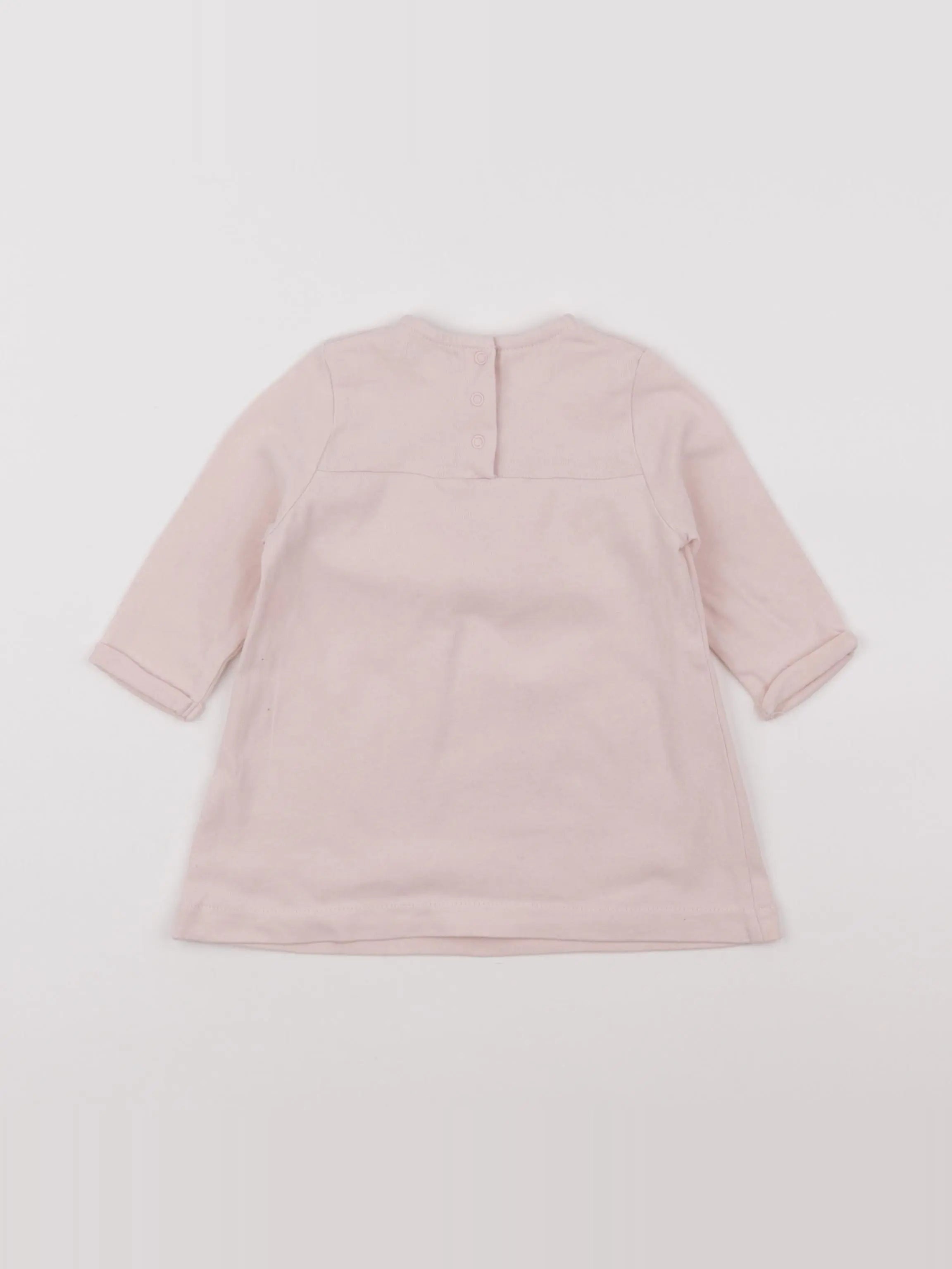 Vertbaudet - robe rose - 9 mois