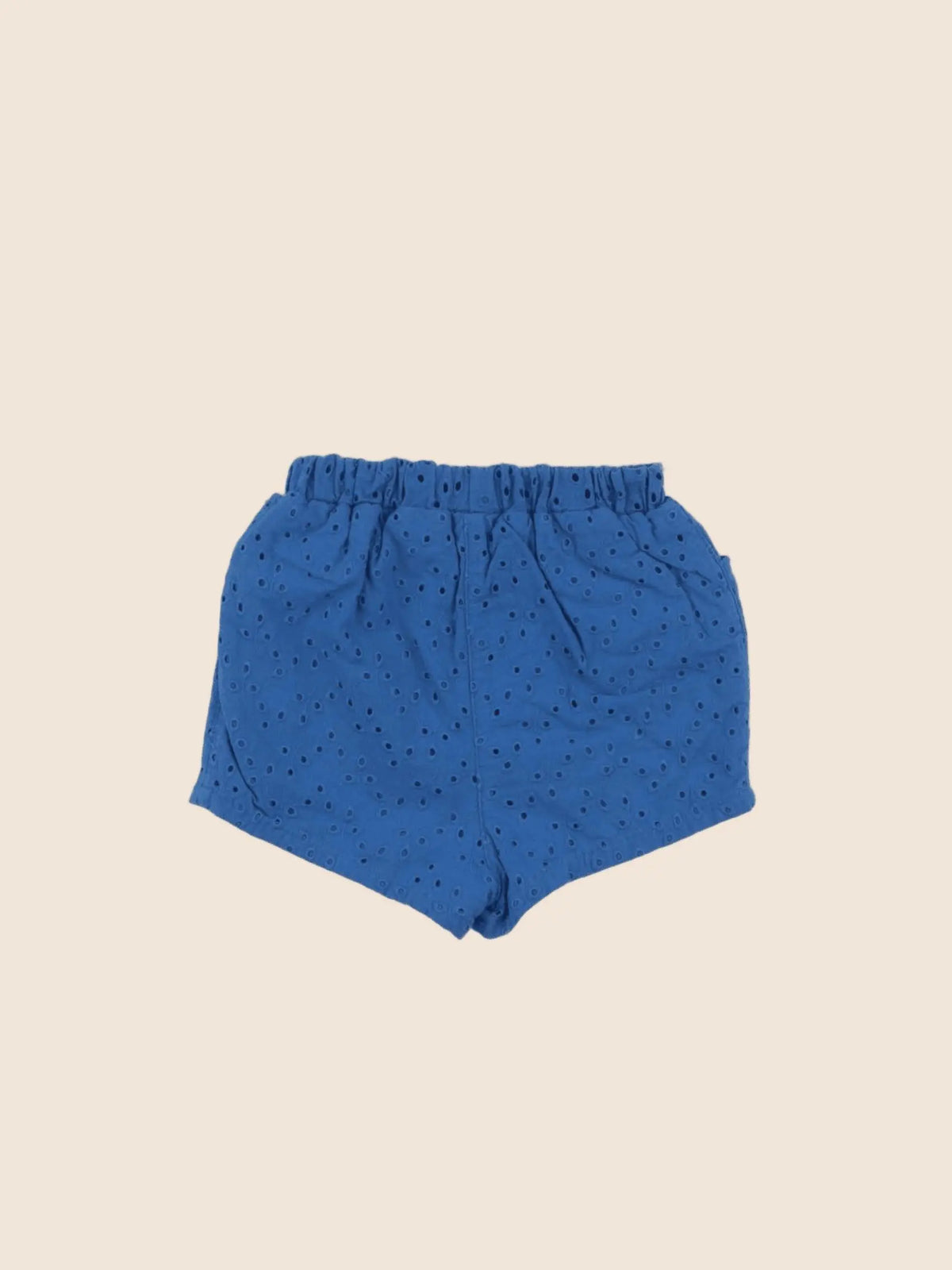 Petit Bateau - short bleu - 6 mois