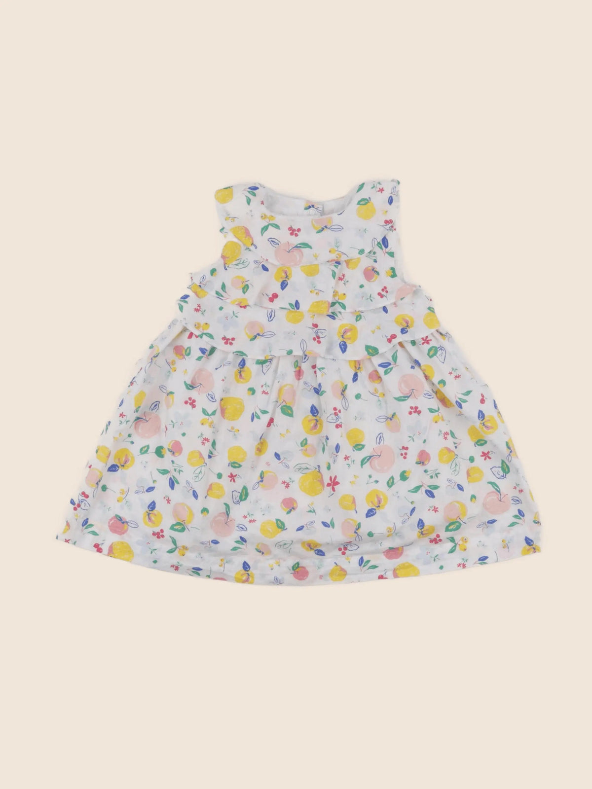 Petit Bateau - robe multicolore - 18 mois