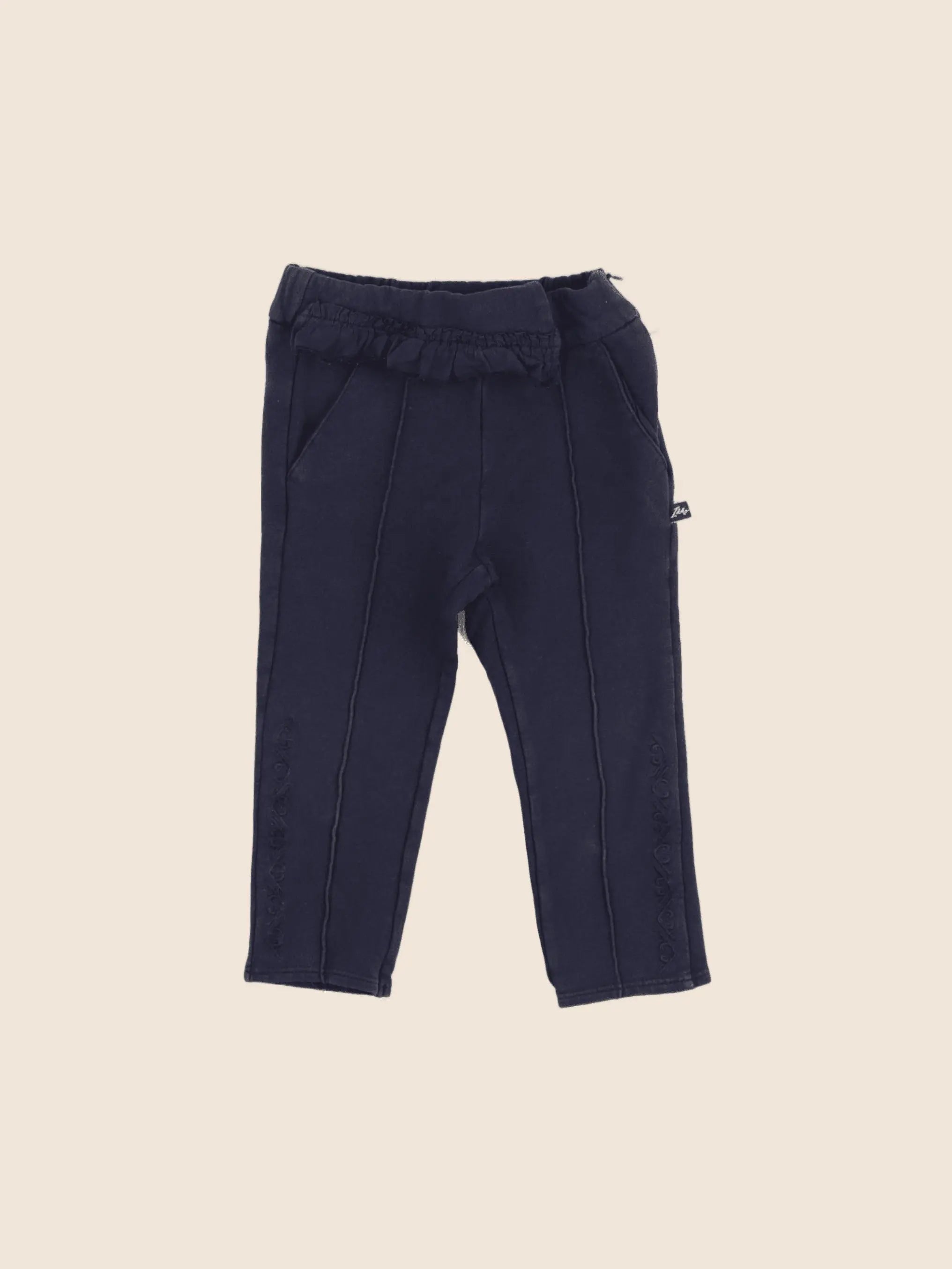 IKKS - pantalon bleu - 18 mois