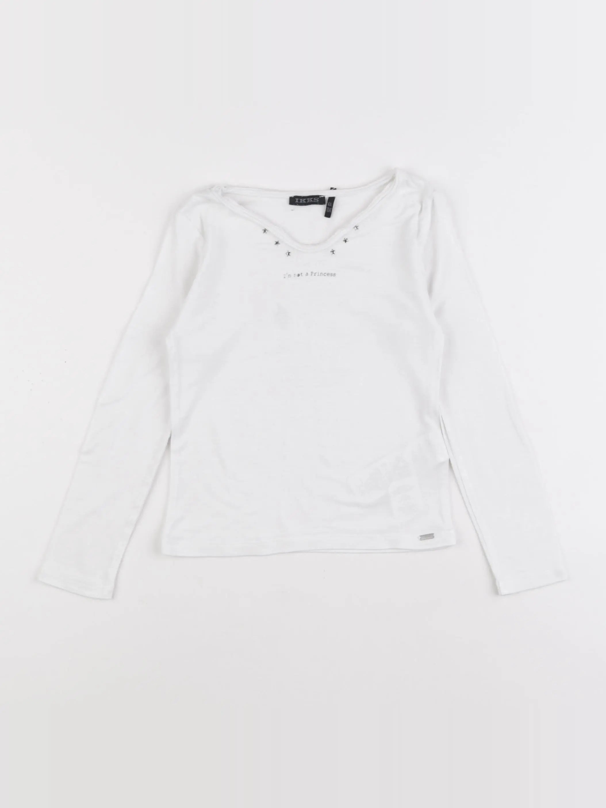 IKKS - tee-shirt blanc - 4 ans