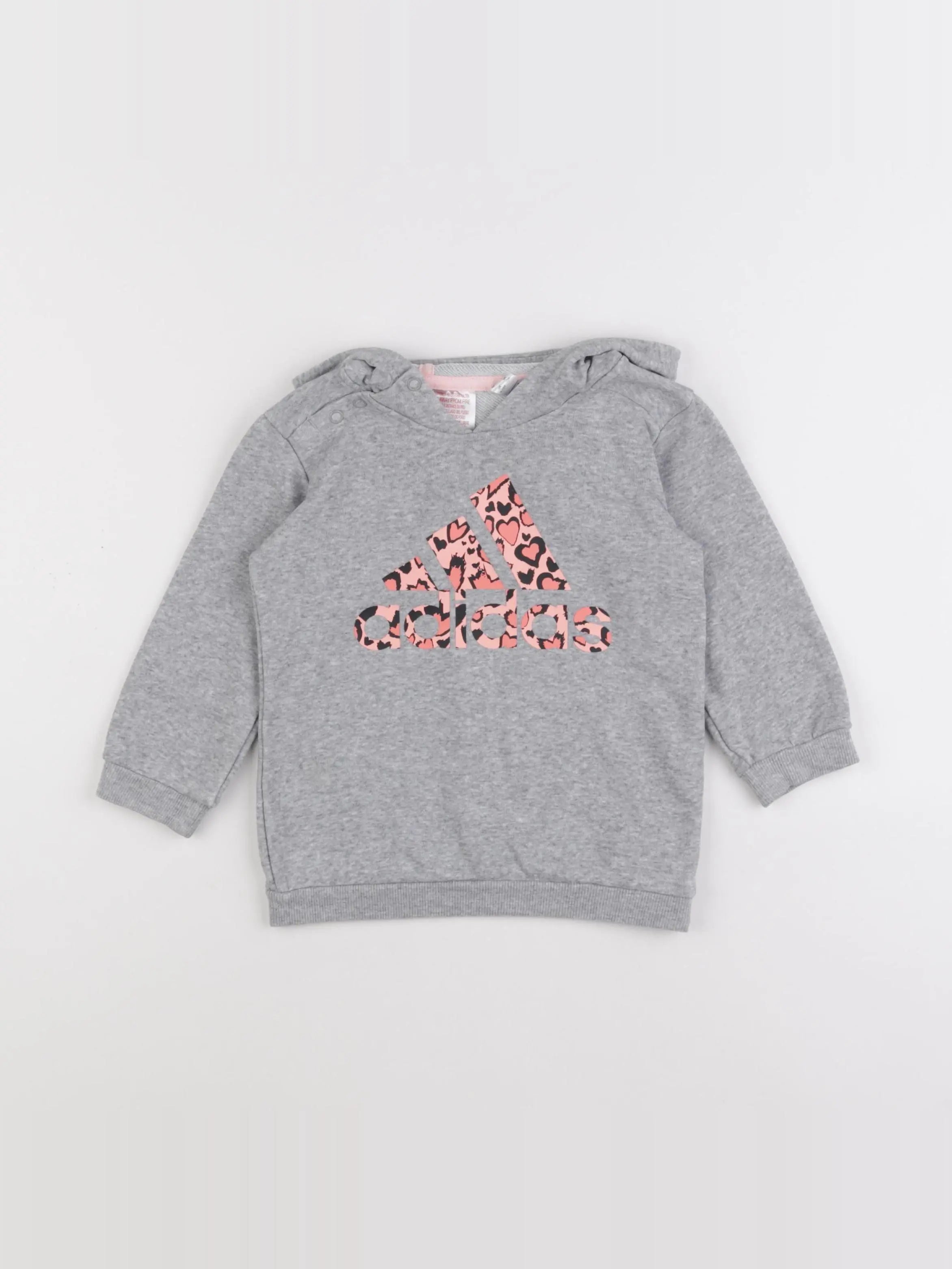 Adidas - robe gris - 9/12 mois