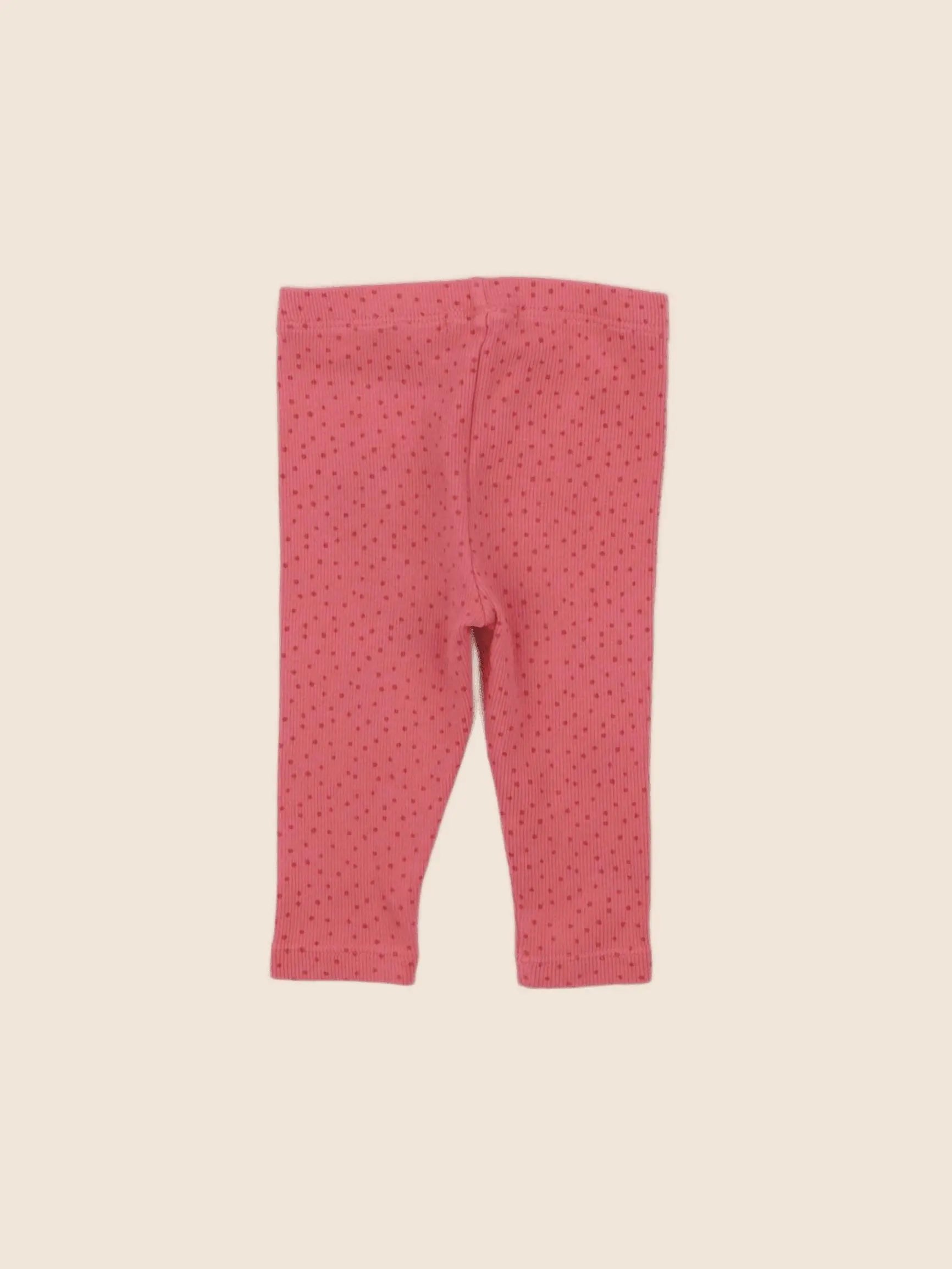 Vertbaudet - legging rose - 6 mois