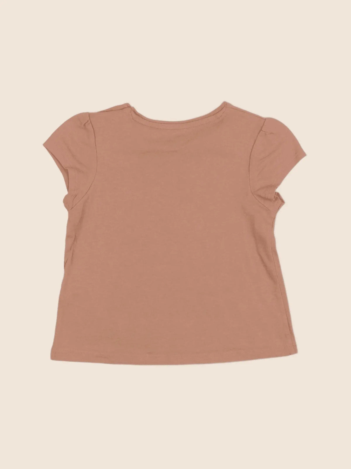 Vertbaudet - tee-shirt marron - 2 ans