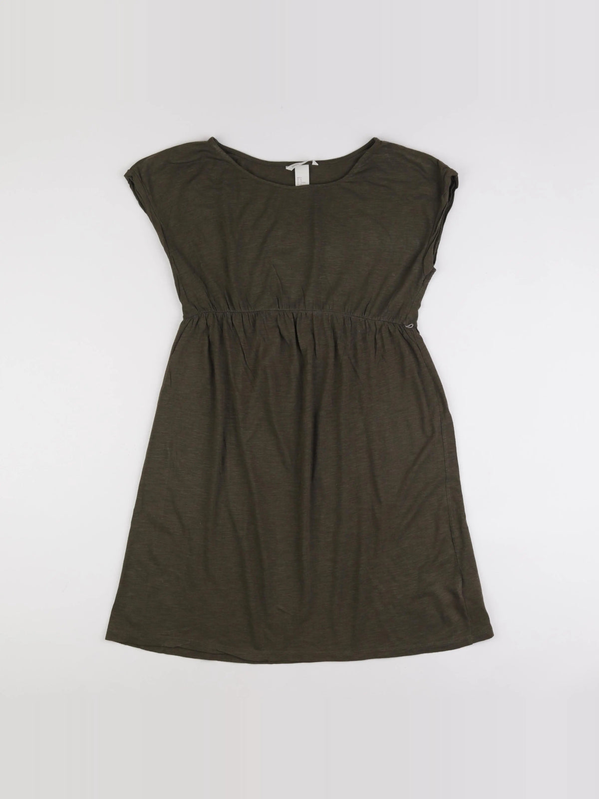 H&M - robe grossesse vert - M